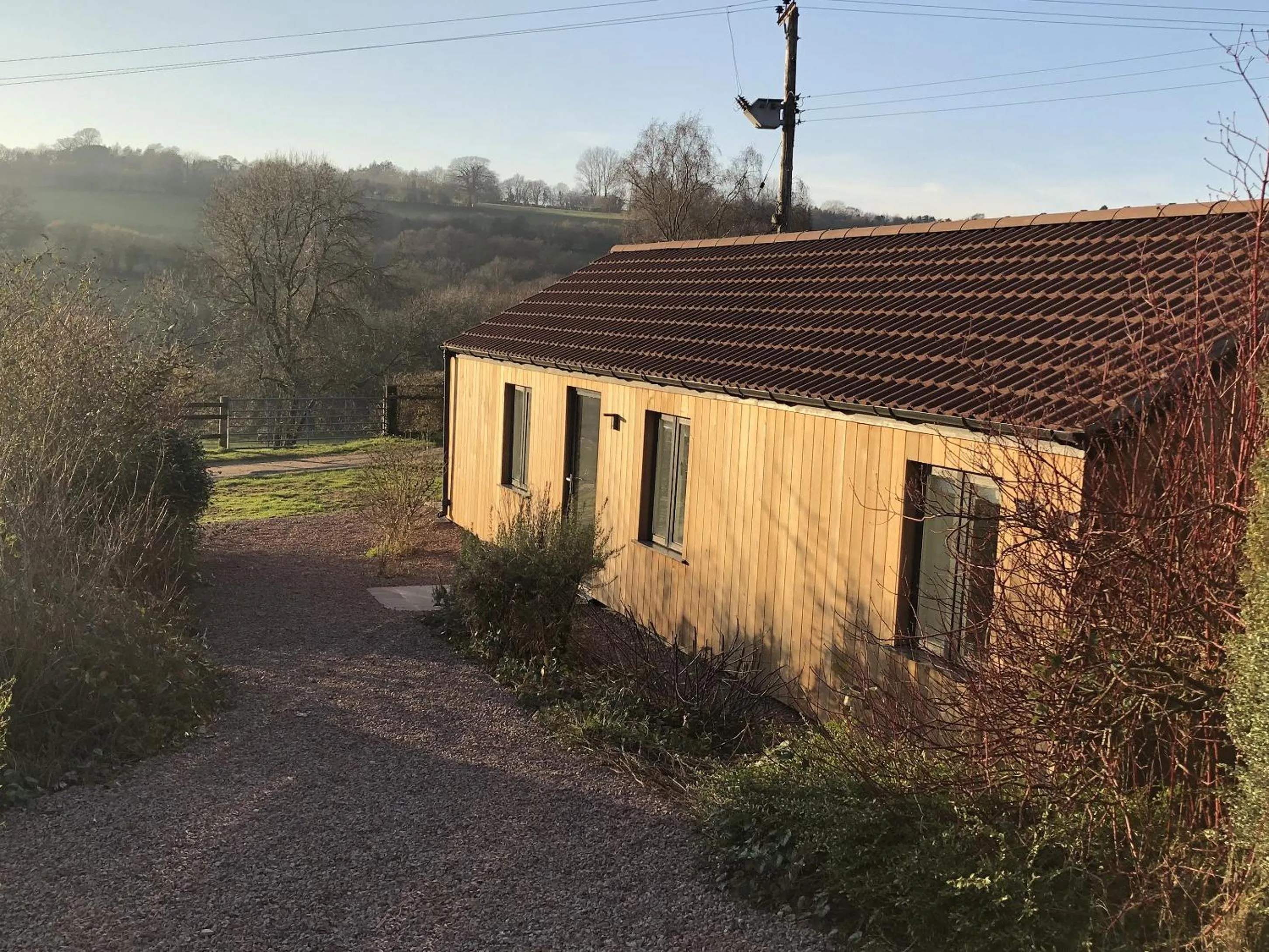 Property building in Welsh Marches at Upper Glyn Farm