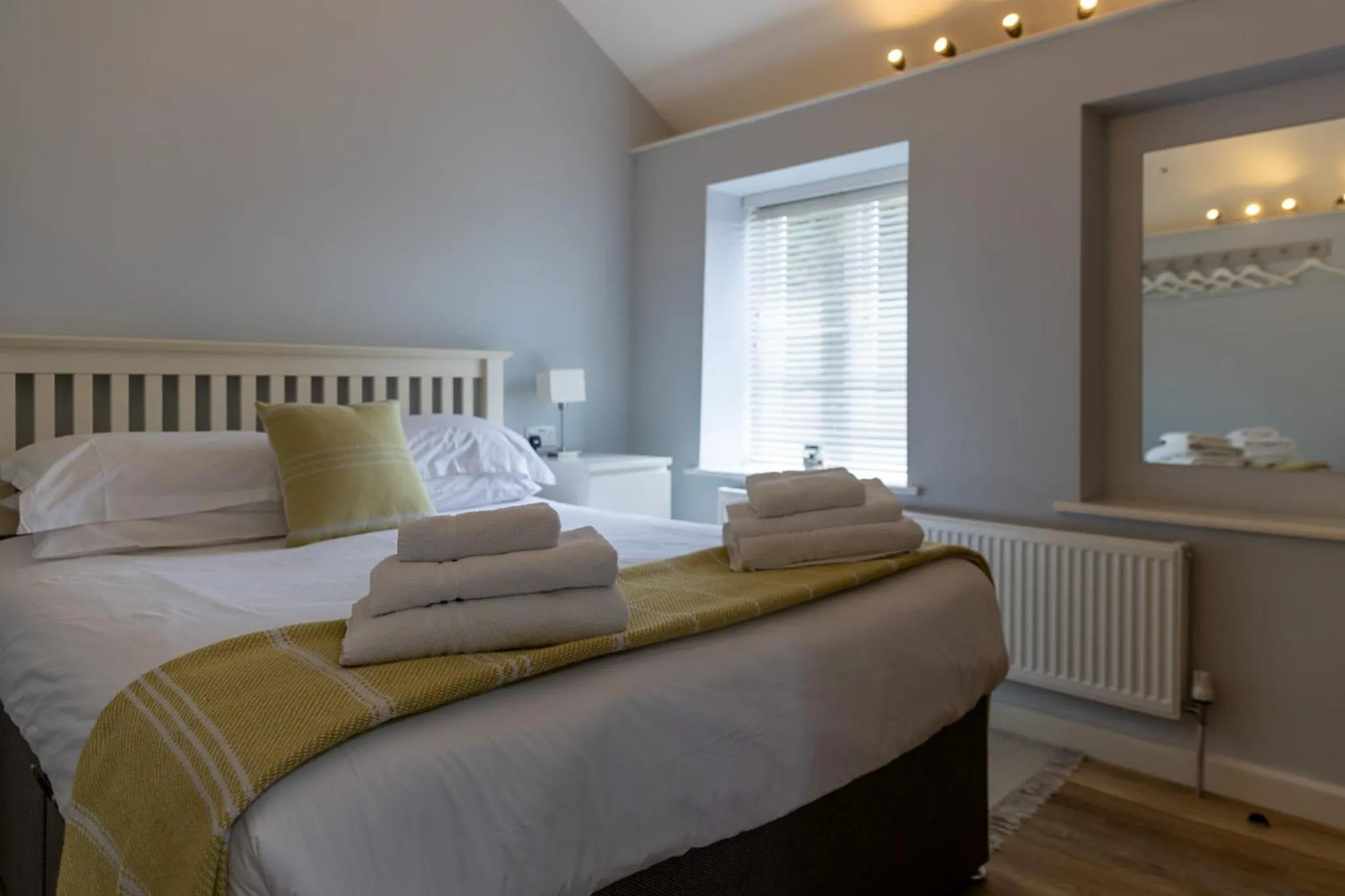 Bedroom, Bed in Welsh Marches at Upper Glyn Farm