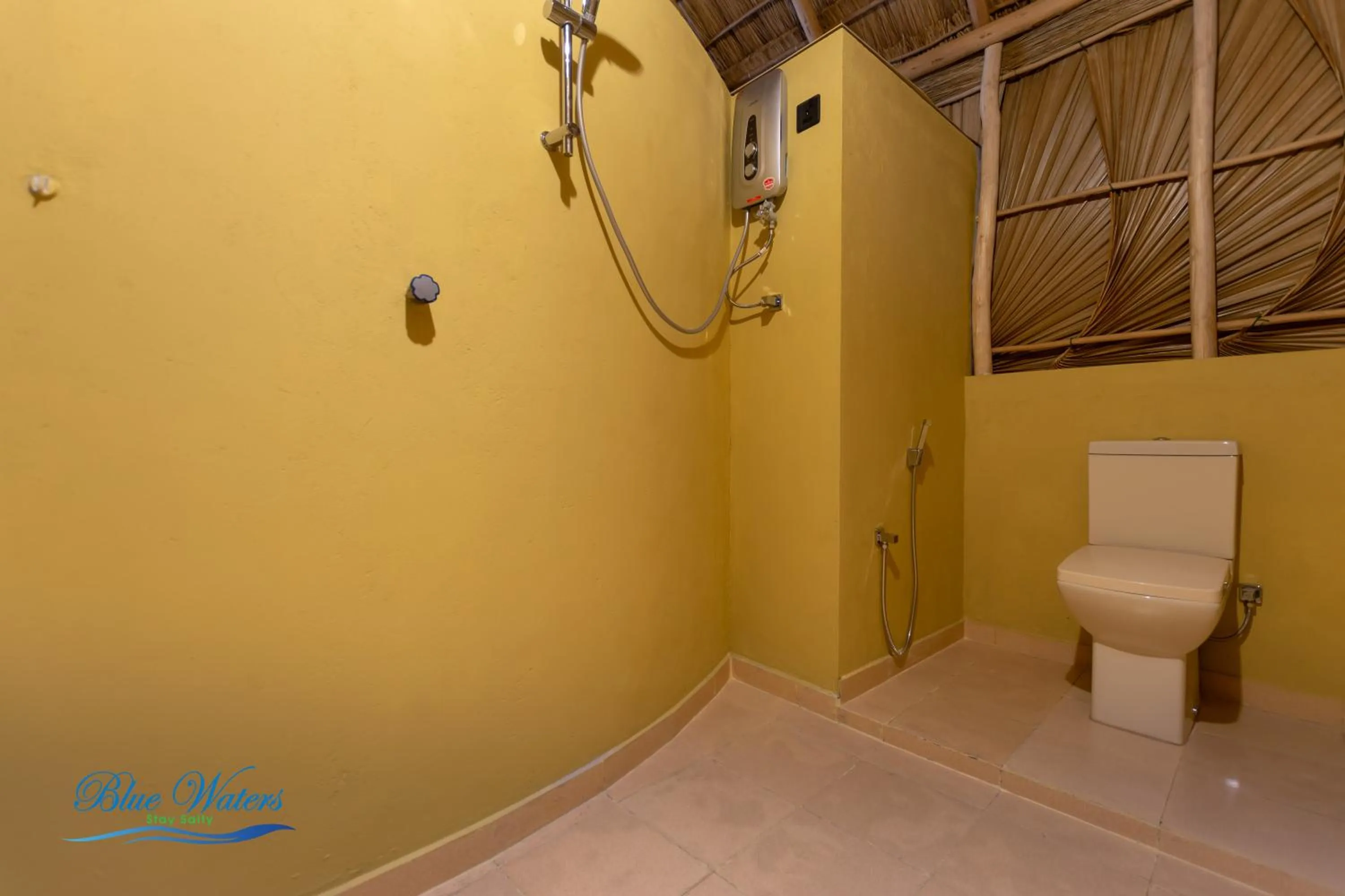 Toilet in Blue Waters
