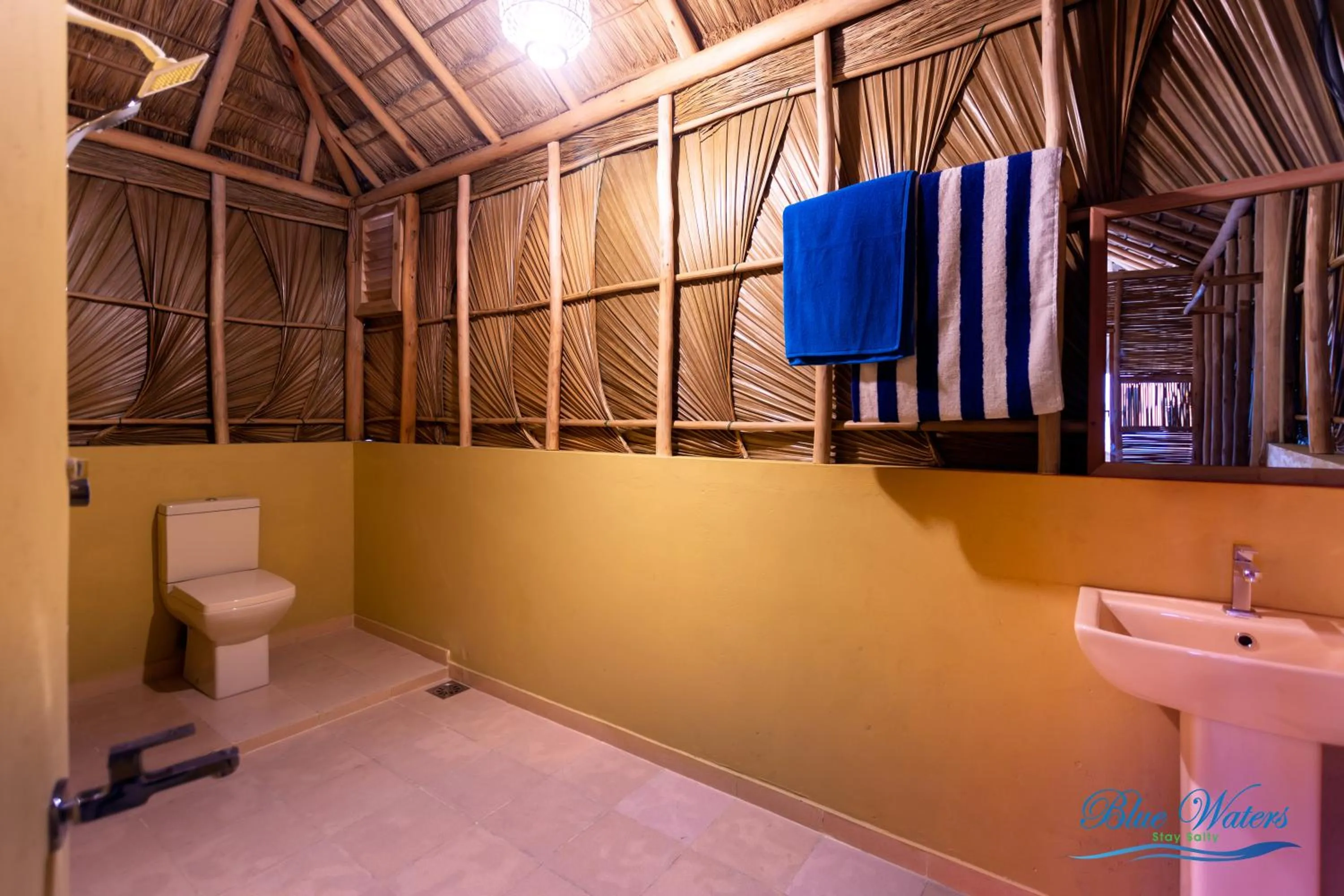 Toilet in Blue Waters