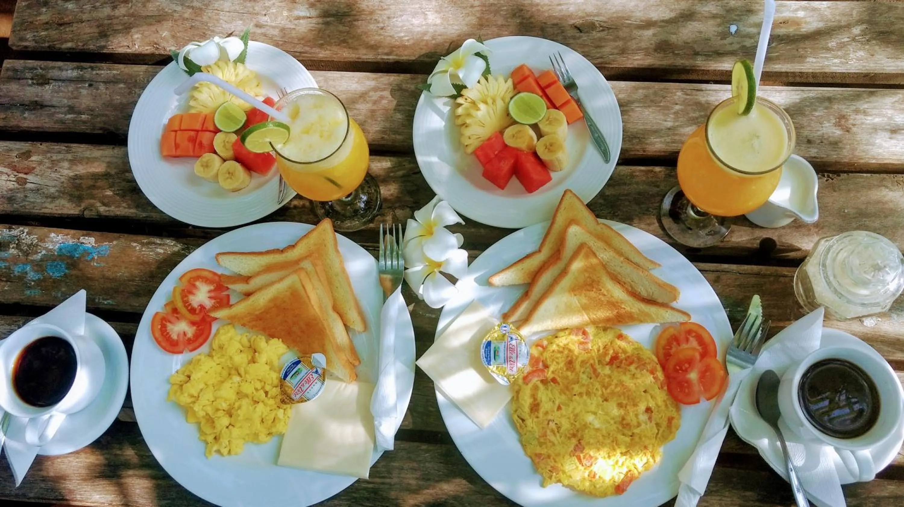 Food close-up in Lucy's Garden Hotel