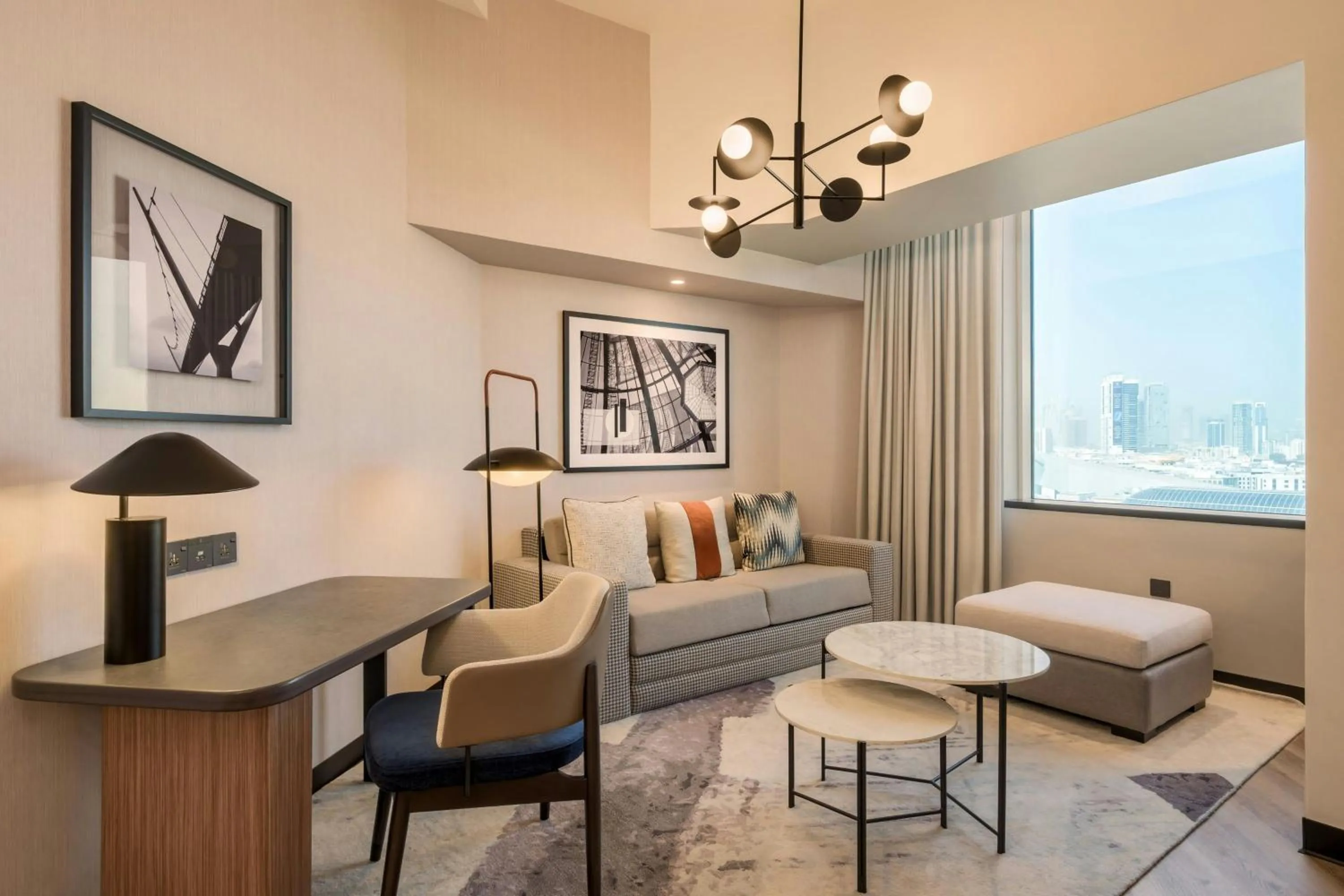 Living room in Sheraton Mall of the Emirates Hotel, Dubai