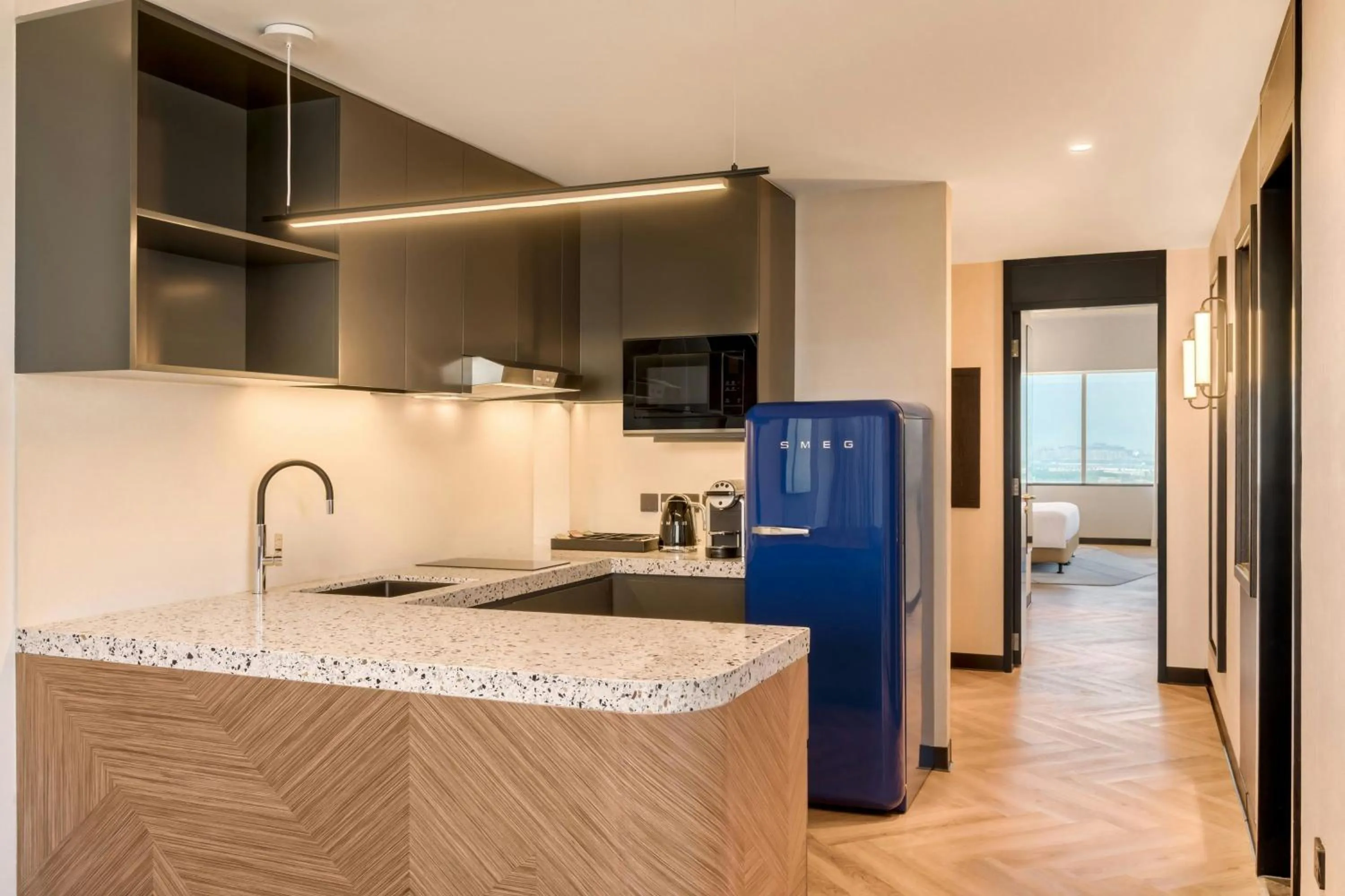 Kitchen or kitchenette in Sheraton Mall of the Emirates Hotel, Dubai