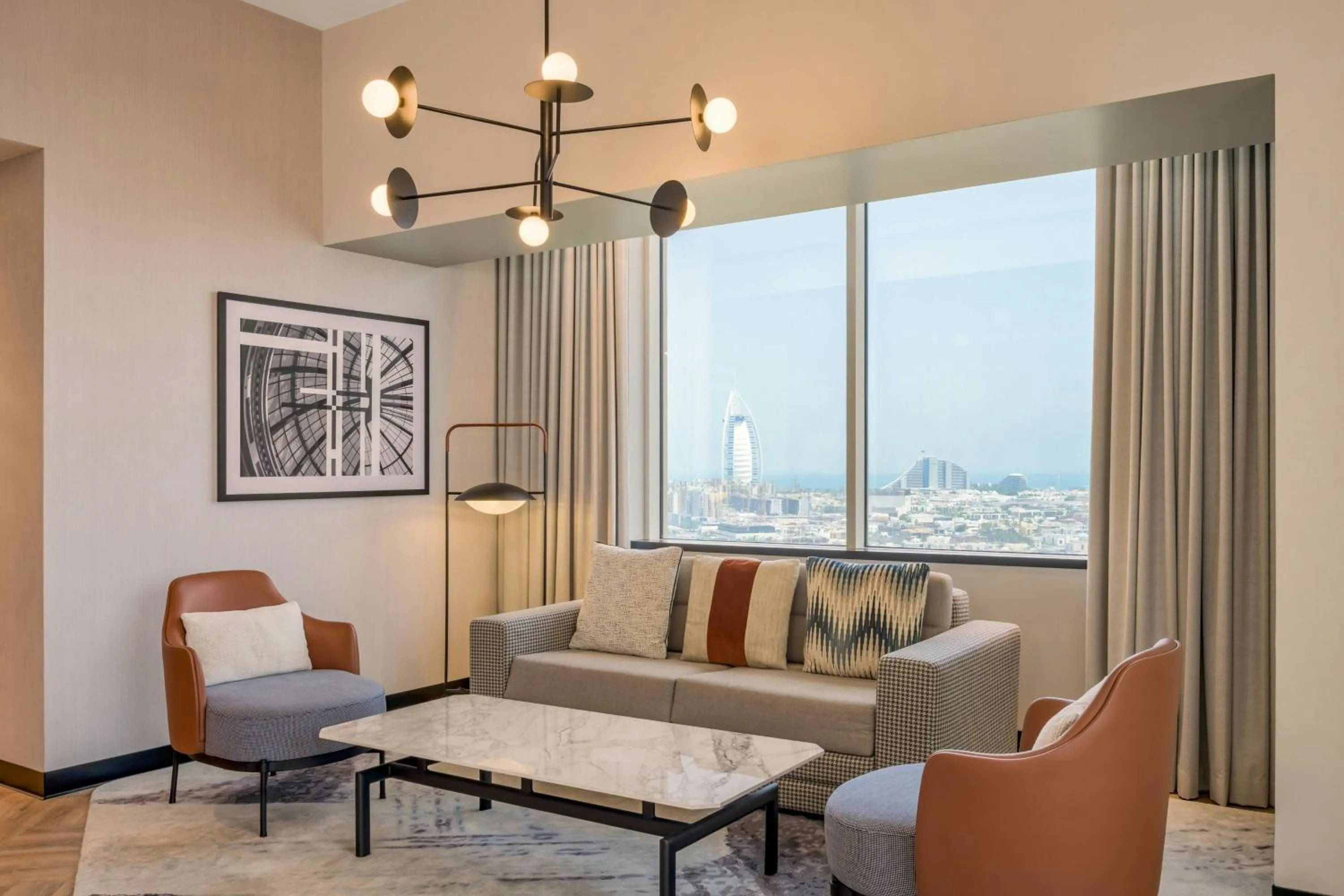 Living room in Sheraton Mall of the Emirates Hotel, Dubai