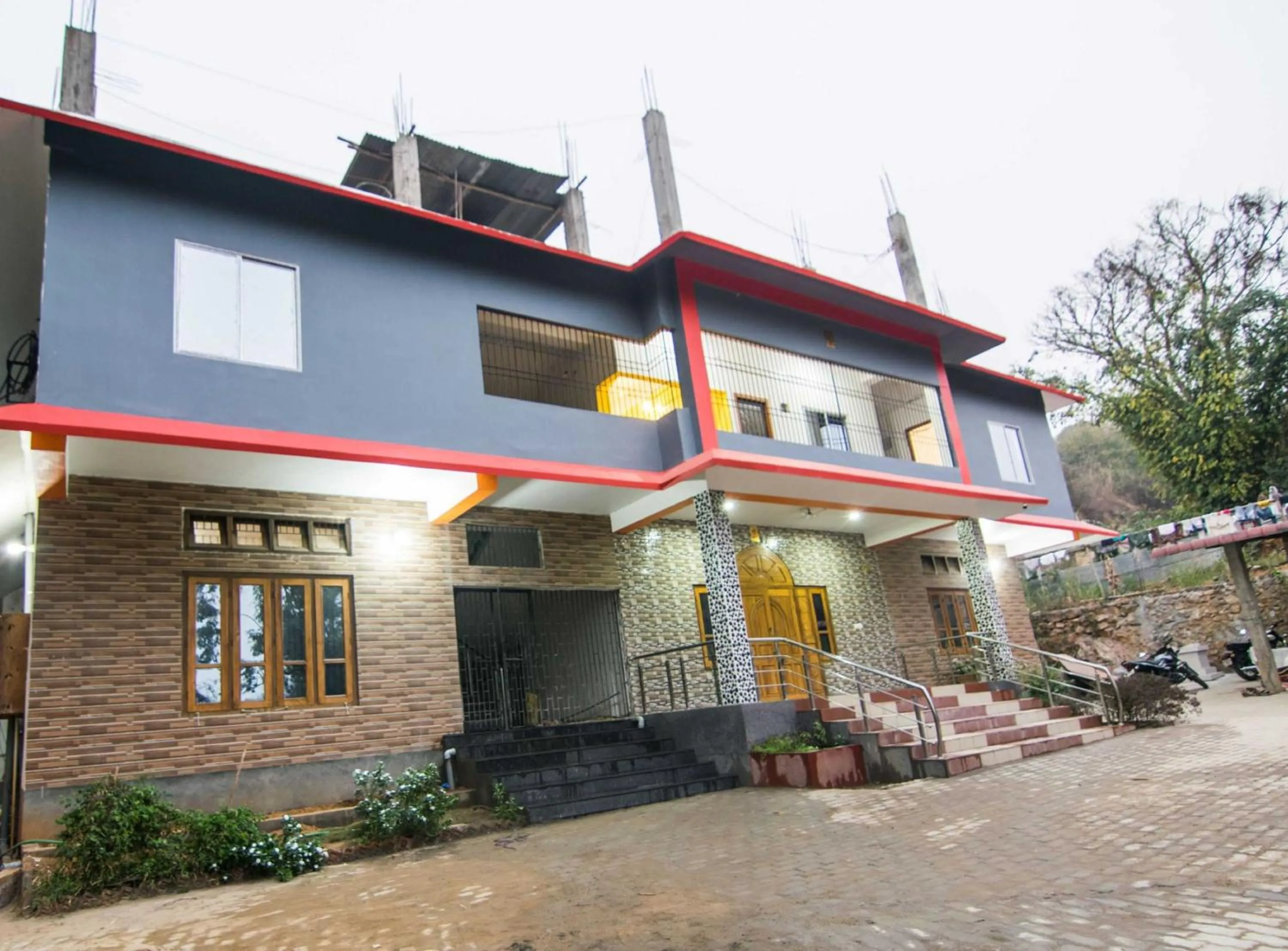 Facade/entrance in Hotel O Jp Homes