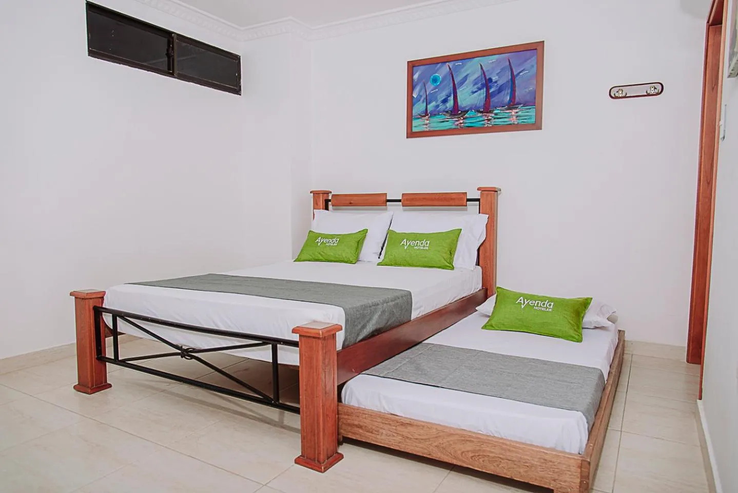 Bed in Hotel Colon Rodadero