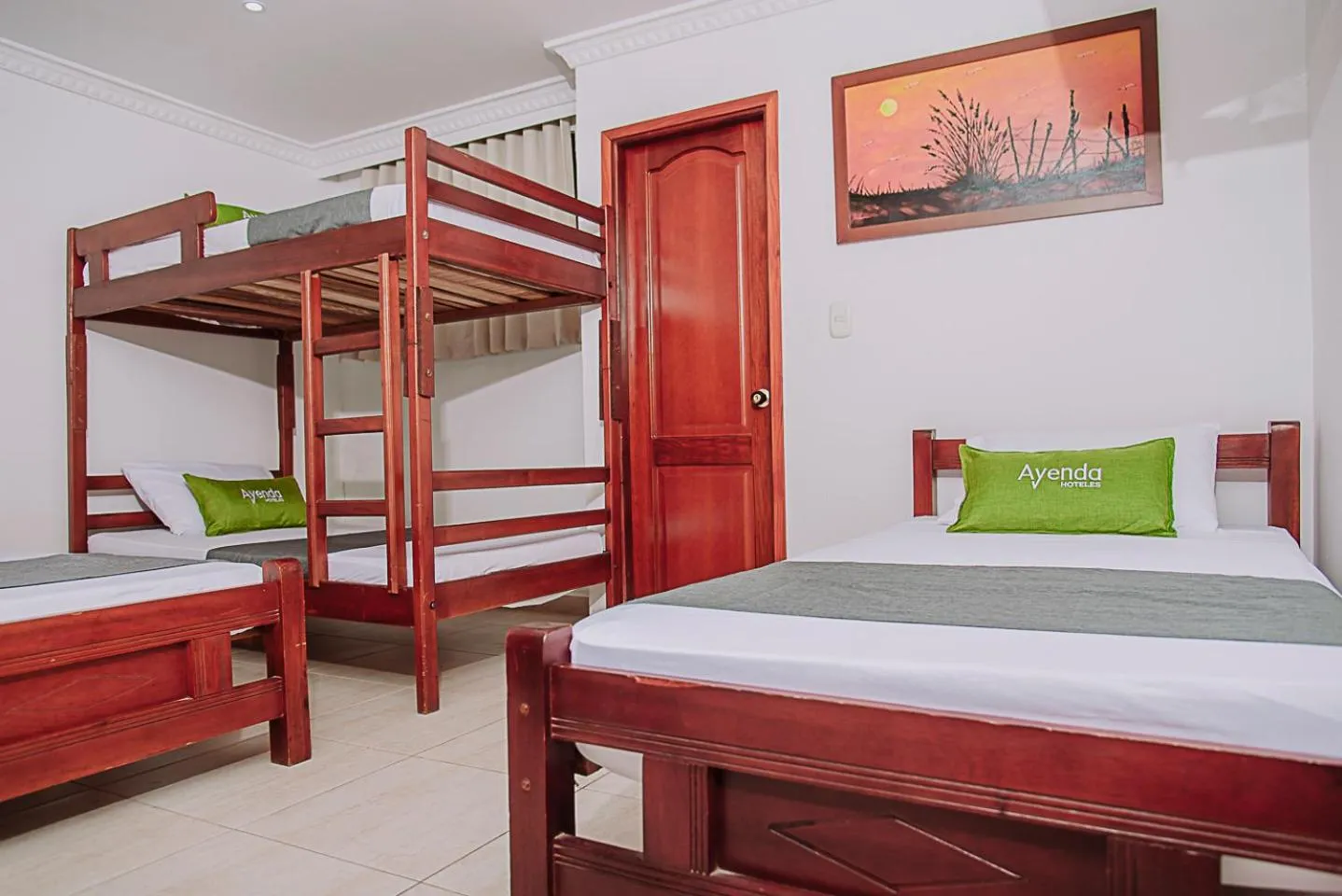 Bed in Hotel Colon Rodadero