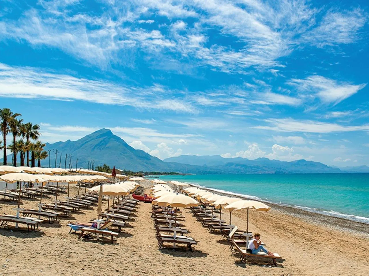 Beach in Mangia's Himera Resort