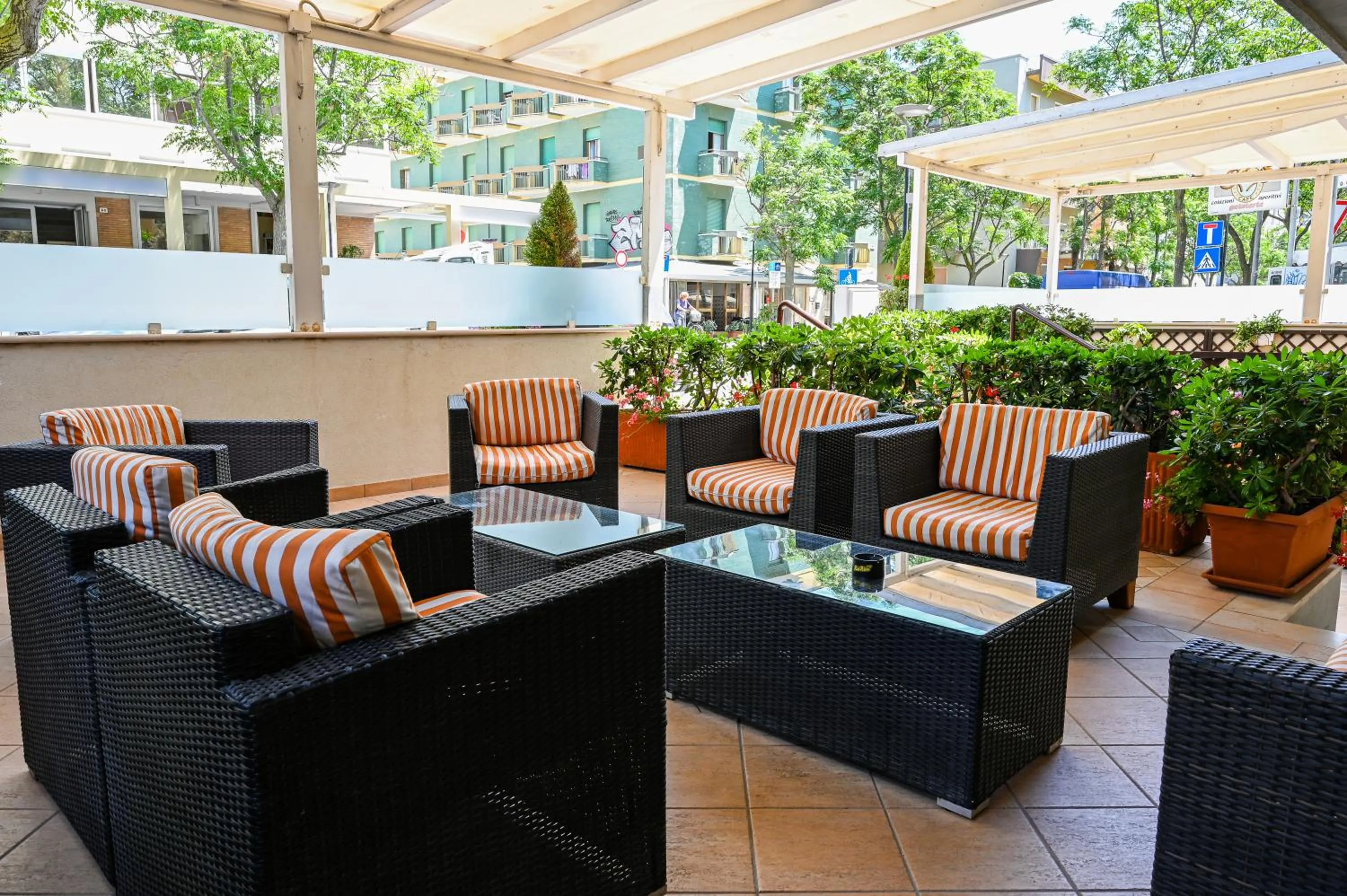 Garden in Amadei Hotel Figaro & Apartments