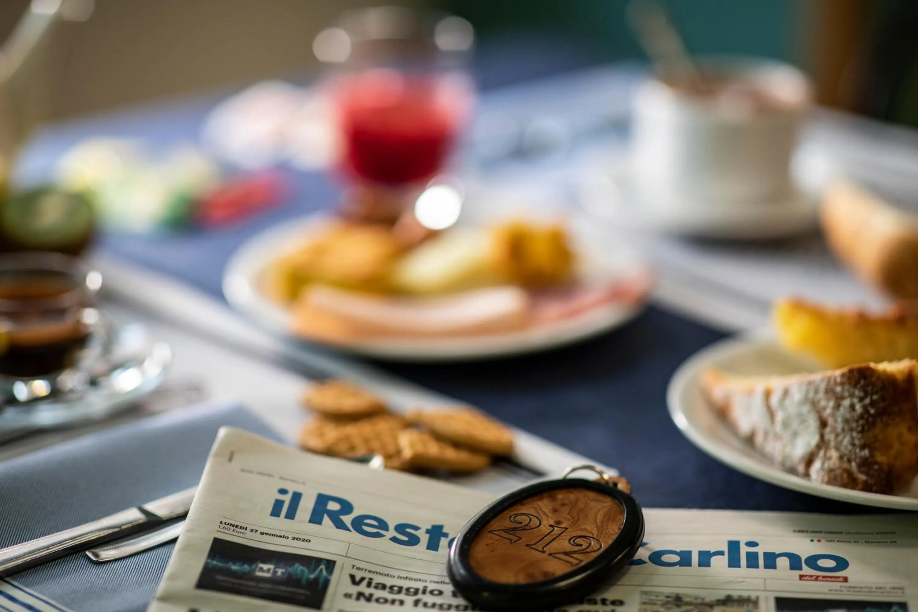 Food and drinks in Amadei Hotel Figaro & Apartments