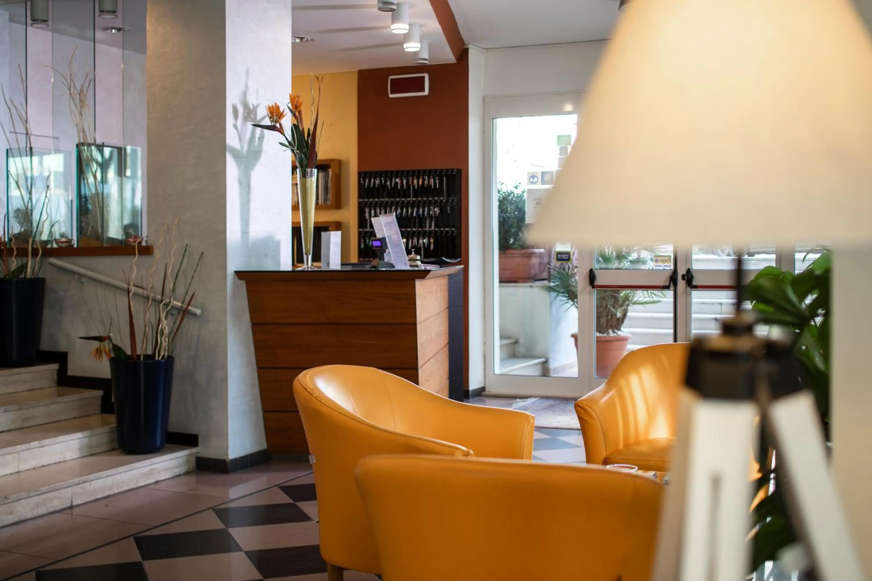 Lobby or reception in Amadei Hotel Figaro & Apartments