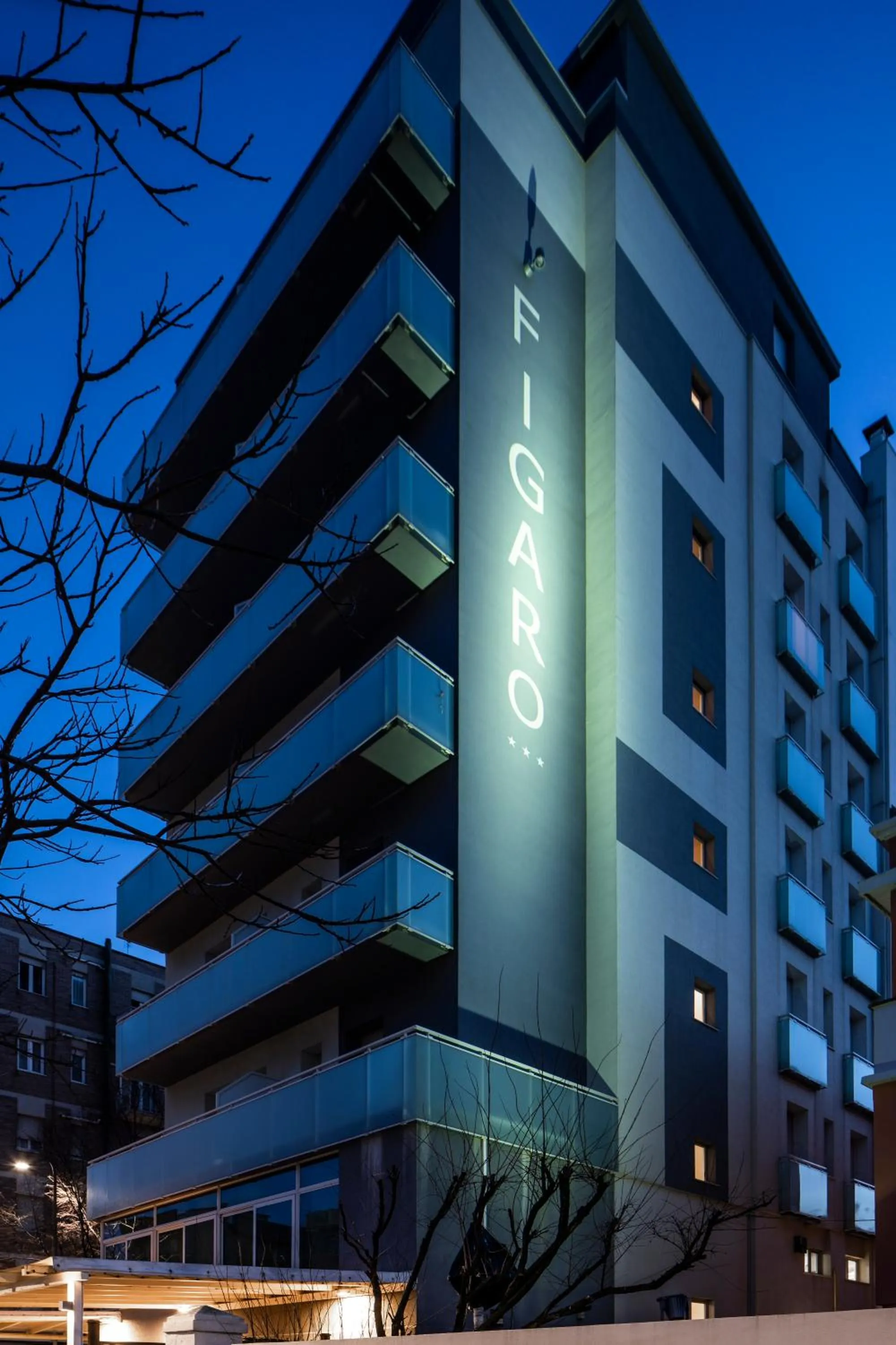 Property building in Amadei Hotel Figaro & Apartments