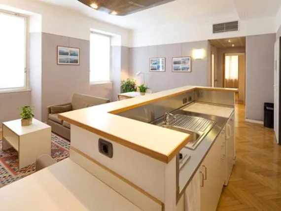 Kitchen or kitchenette in Residence Borgonuovo Uno Apartments