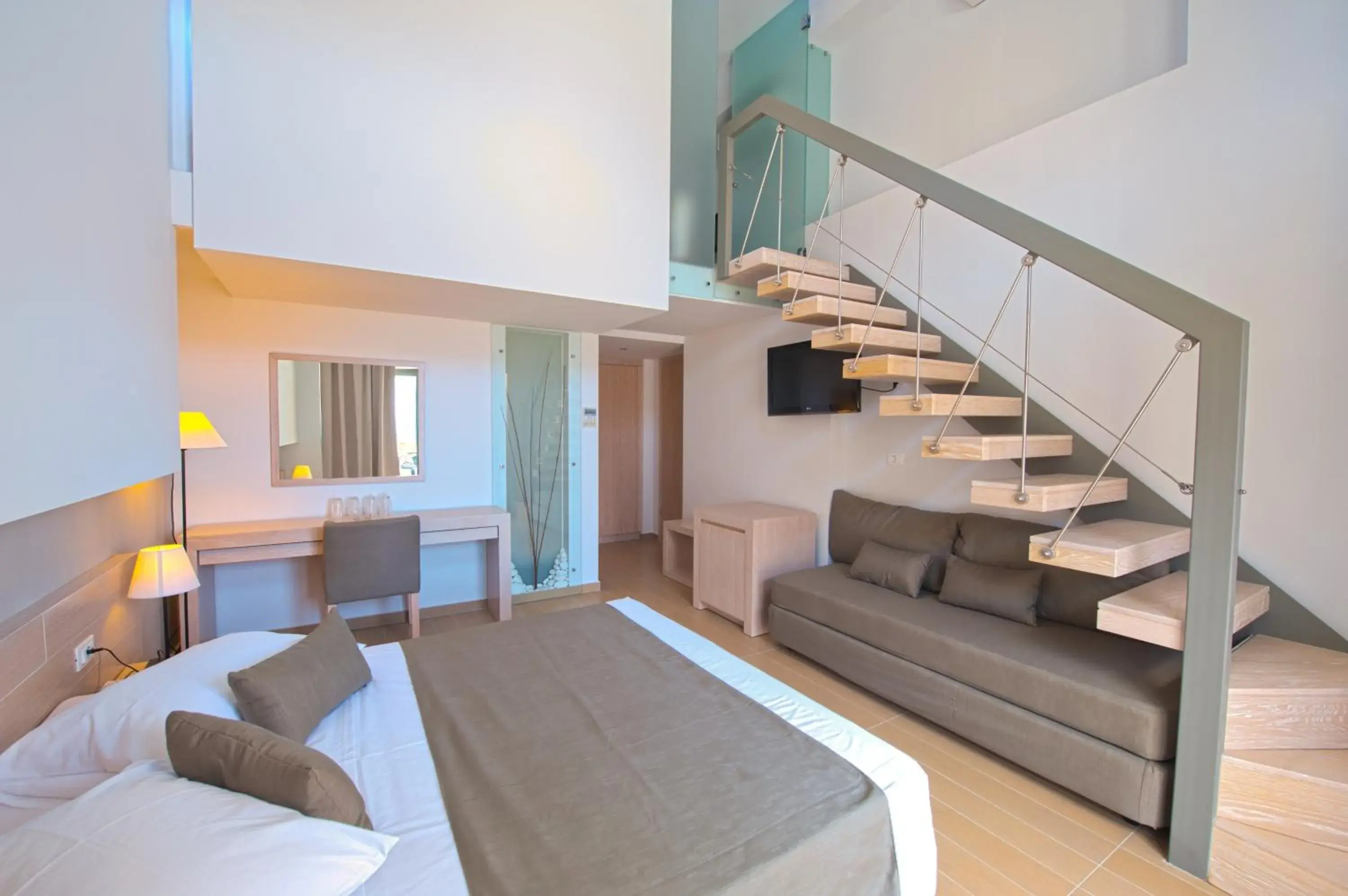 Bedroom, Bed in Akti Palace Hotel Bedroom, Bed in Akti Palace Hotel