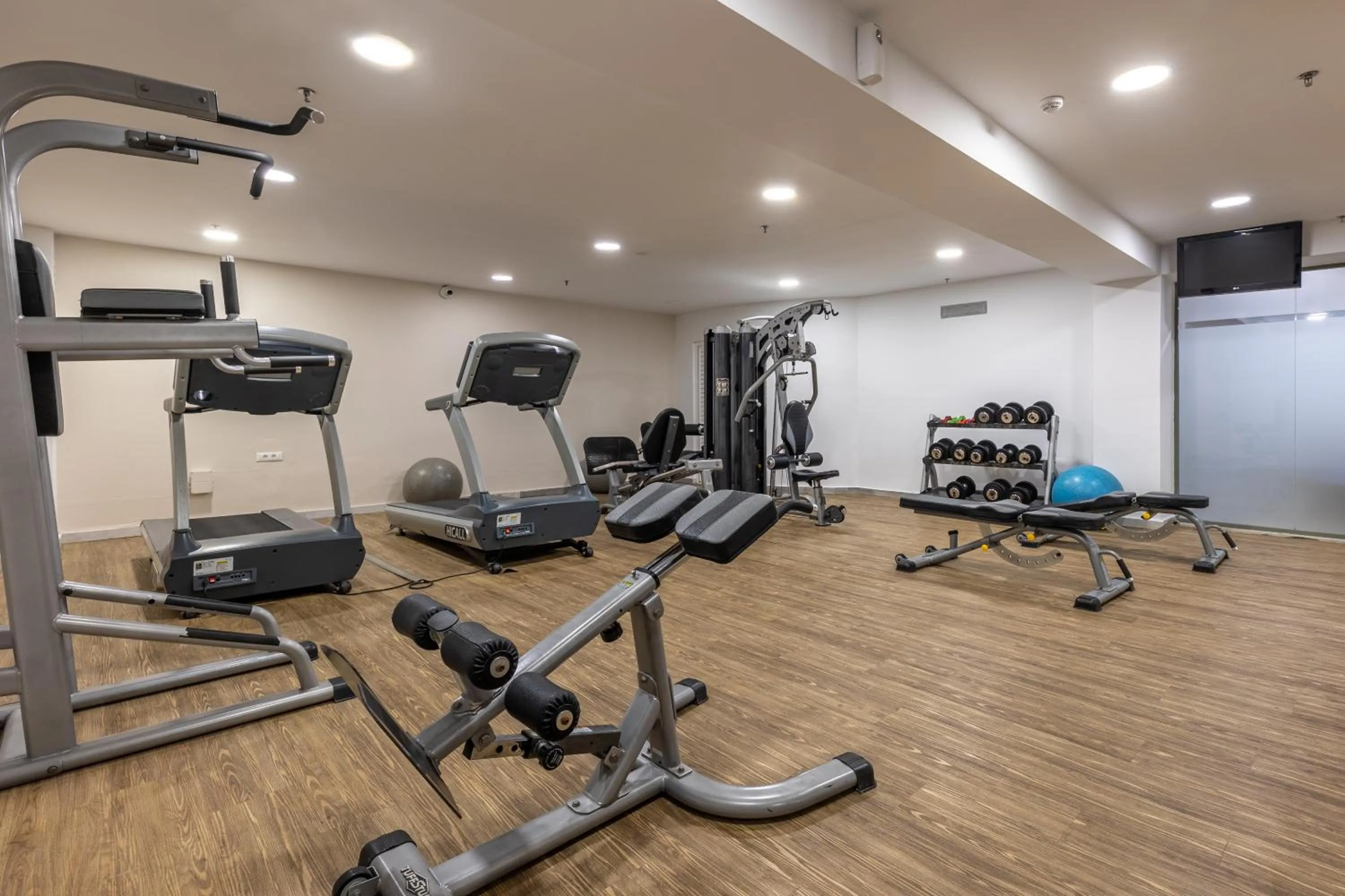 Fitness centre/facilities in Akti Palace Hotel