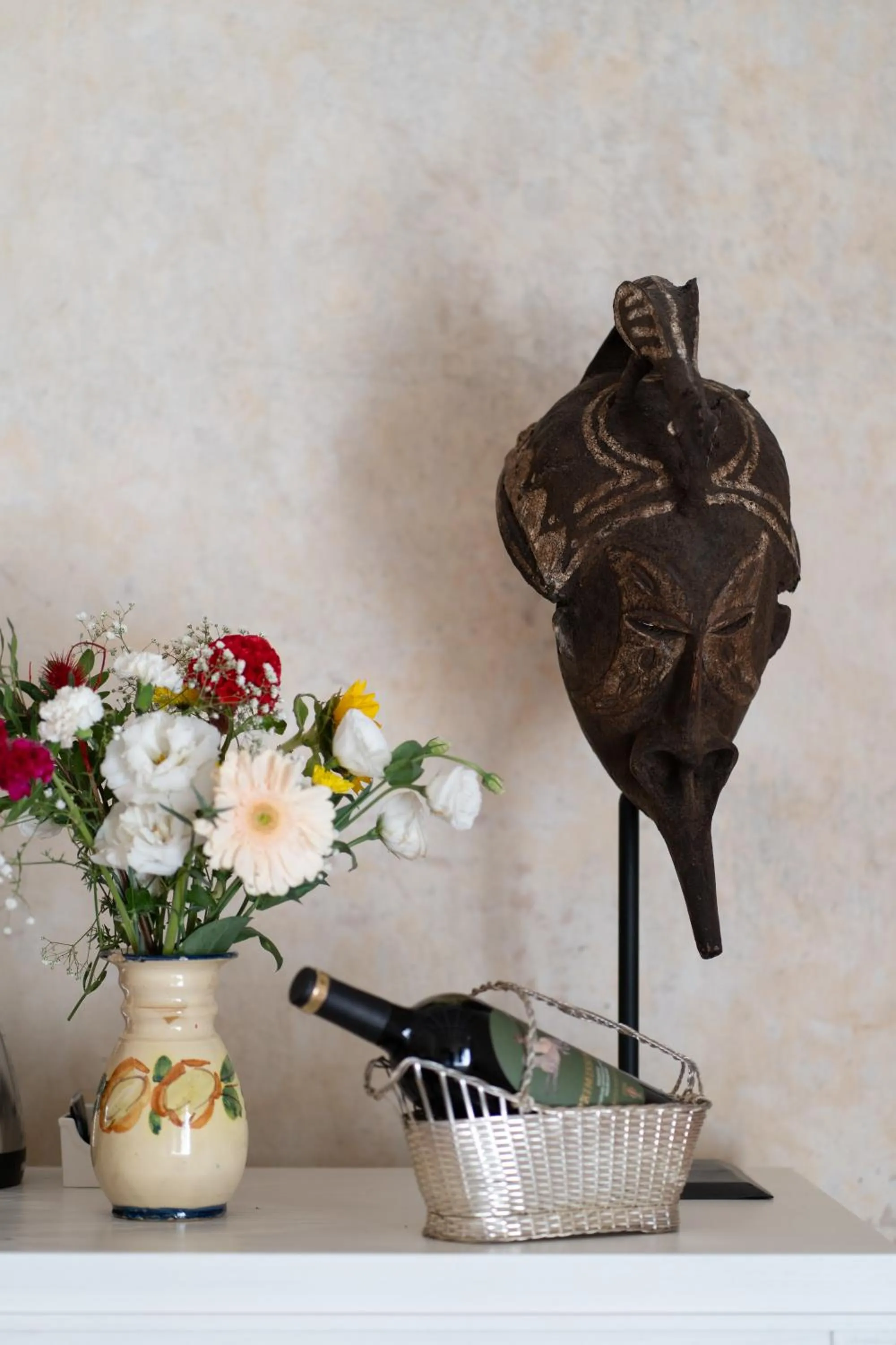 Decorative detail in Palazzo Muci