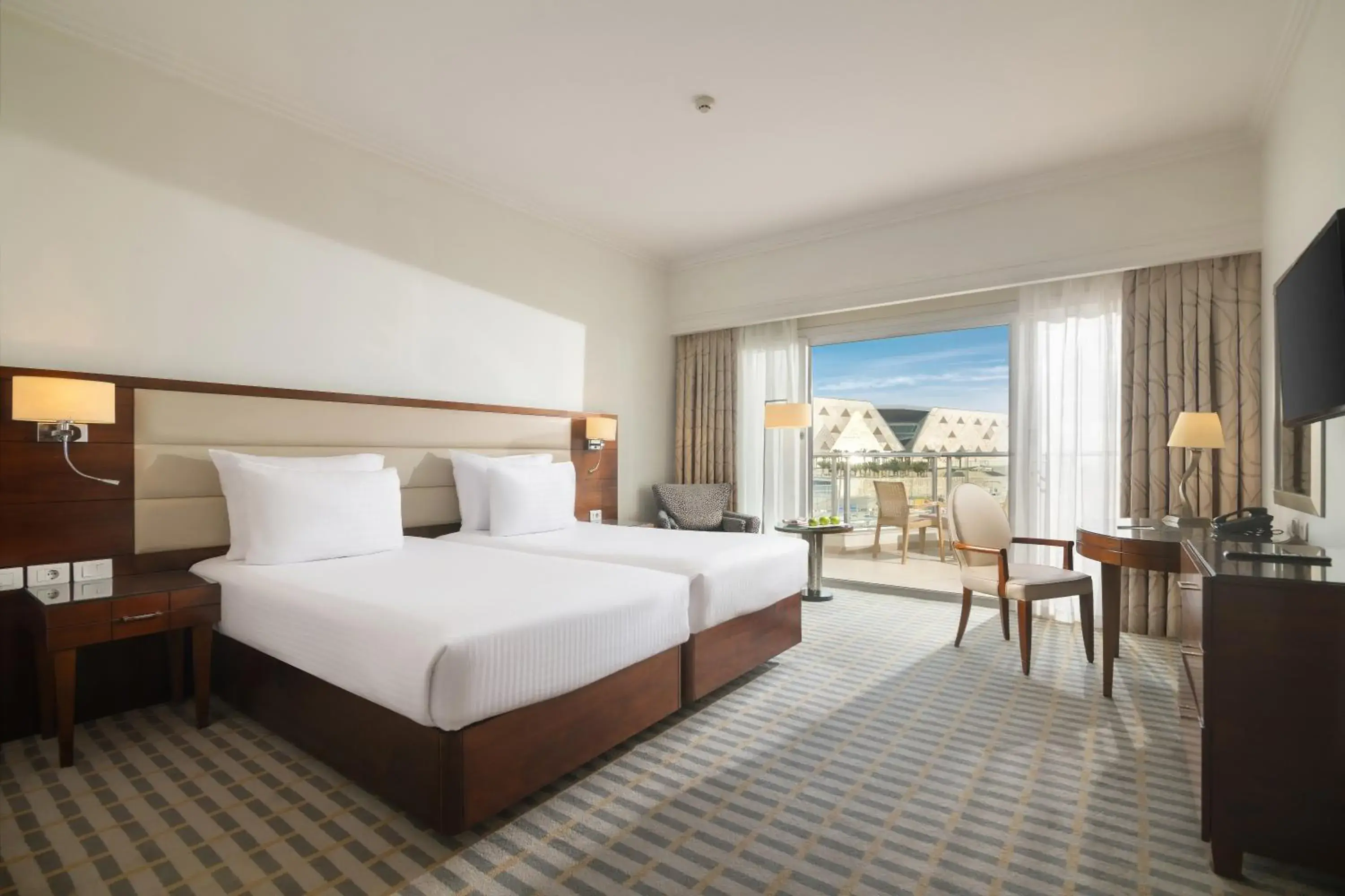 Bed in Steigenberger Pyramids Cairo Bed in Steigenberger Pyramids Cairo