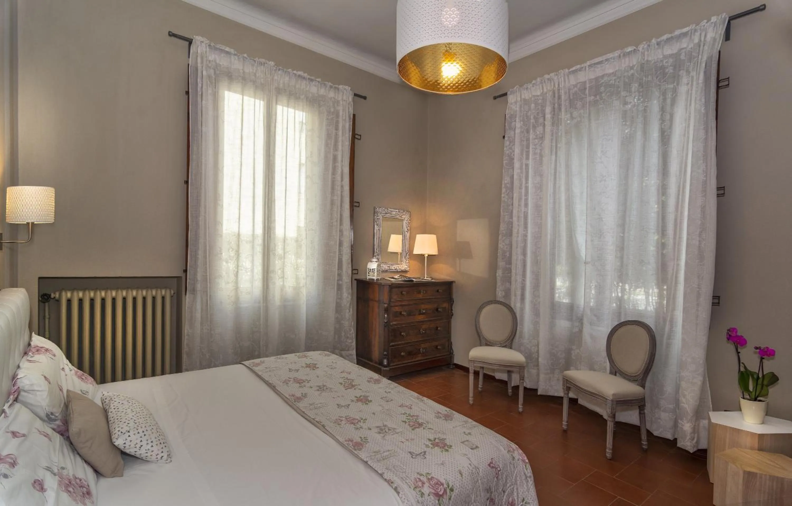 Bed in Villa Ricci Suites