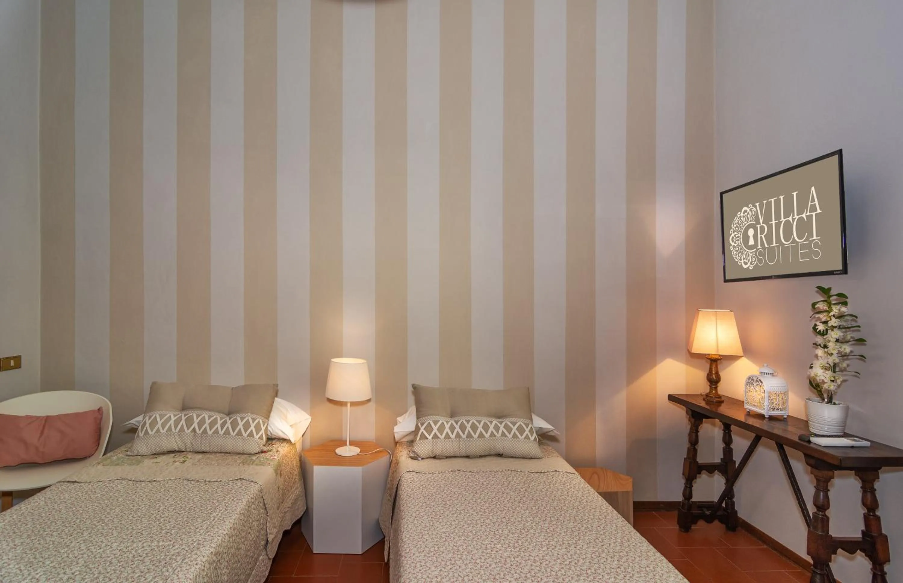 Photo of the whole room, Bed in Villa Ricci Suites