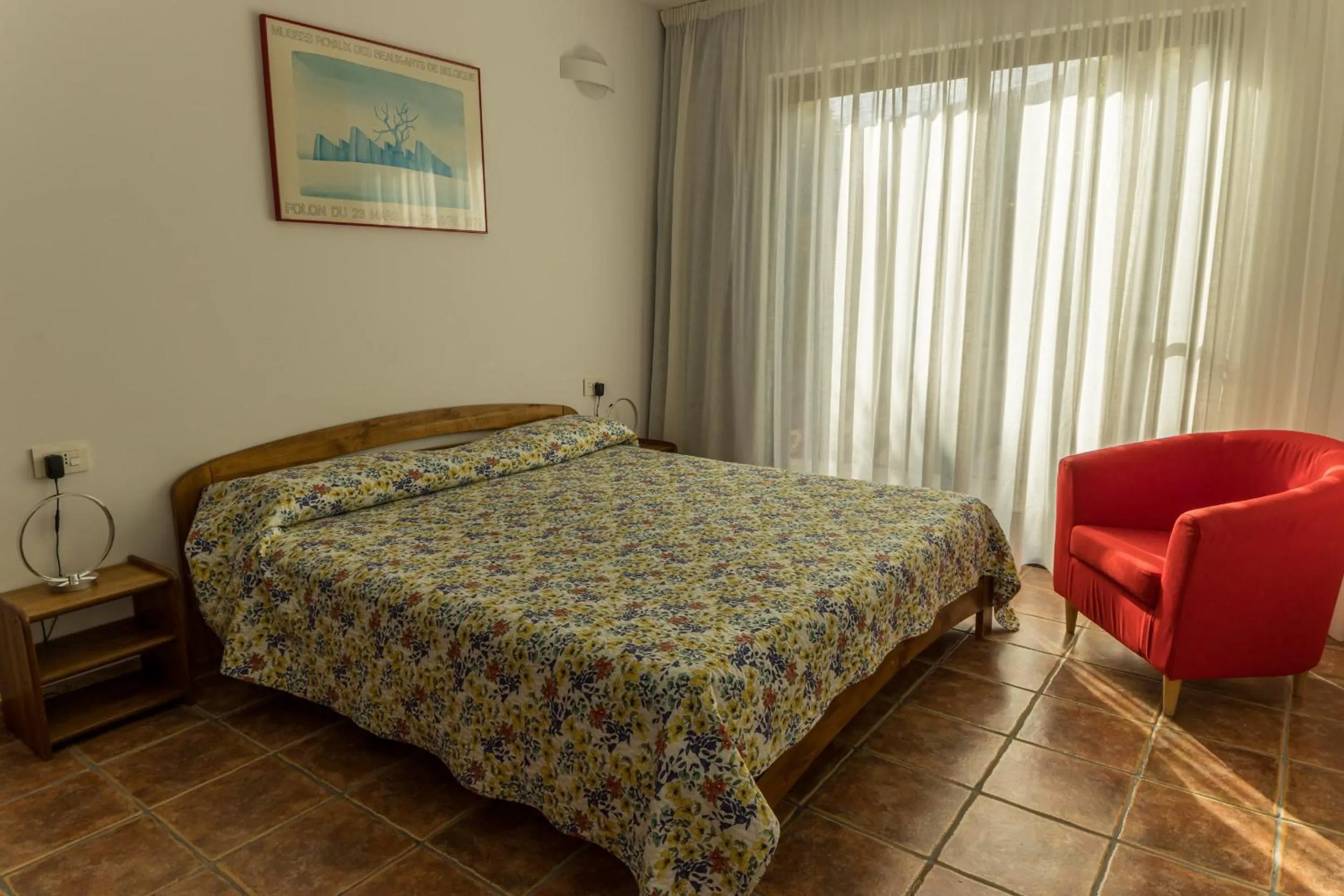 Bed in CASANTILVIA heated pool paradise