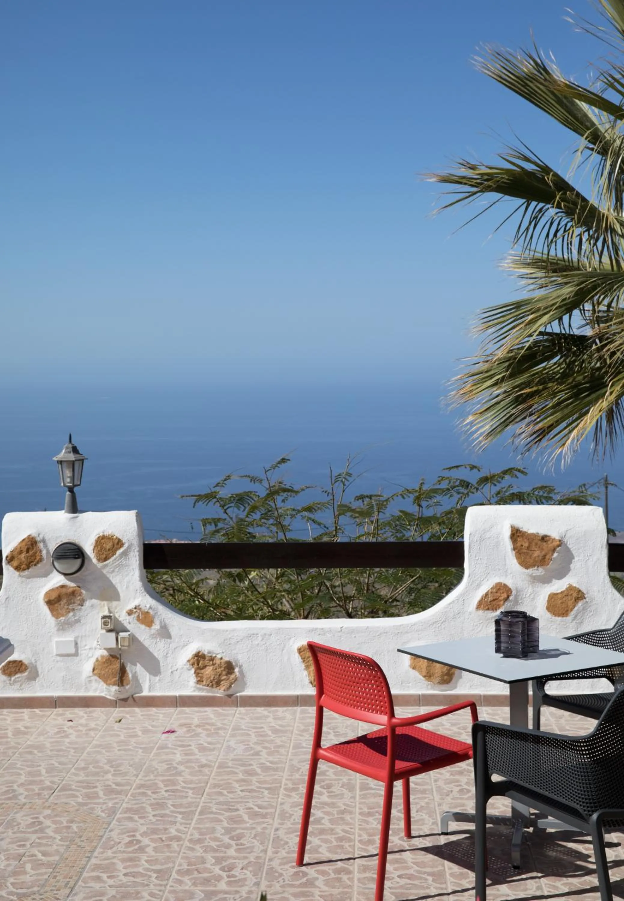 Patio in CASANTILVIA heated pool paradise