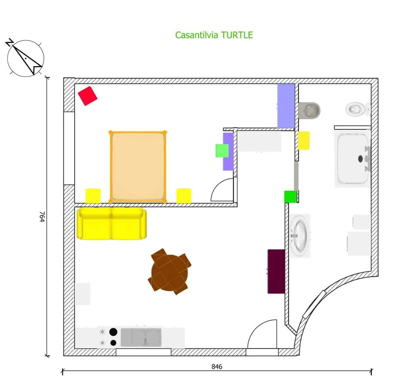Floor plan in CASANTILVIA heated pool paradise