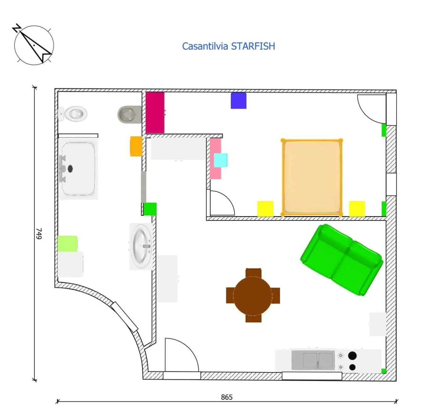 Floor plan in CASANTILVIA heated pool paradise
