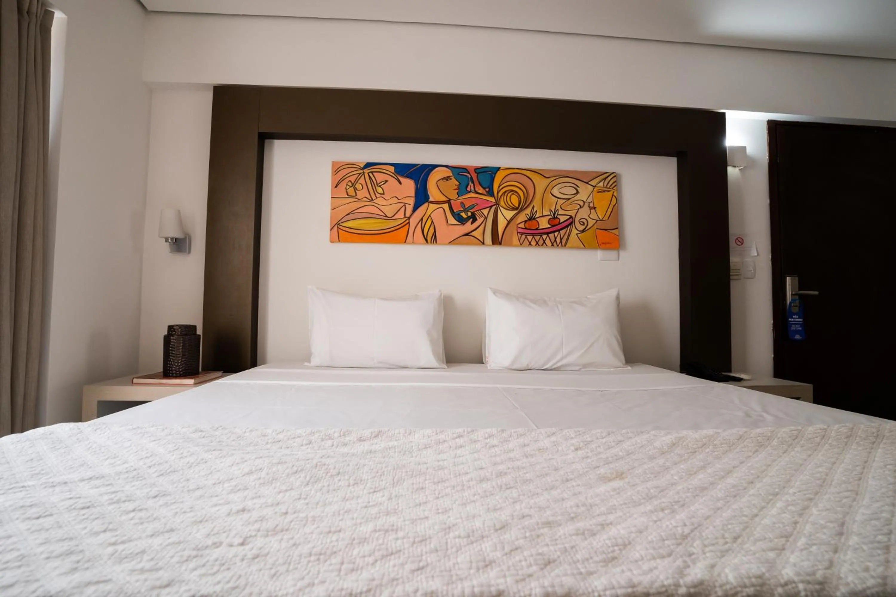 Property building, Bed in Hotel Cabo Branco Atlântico