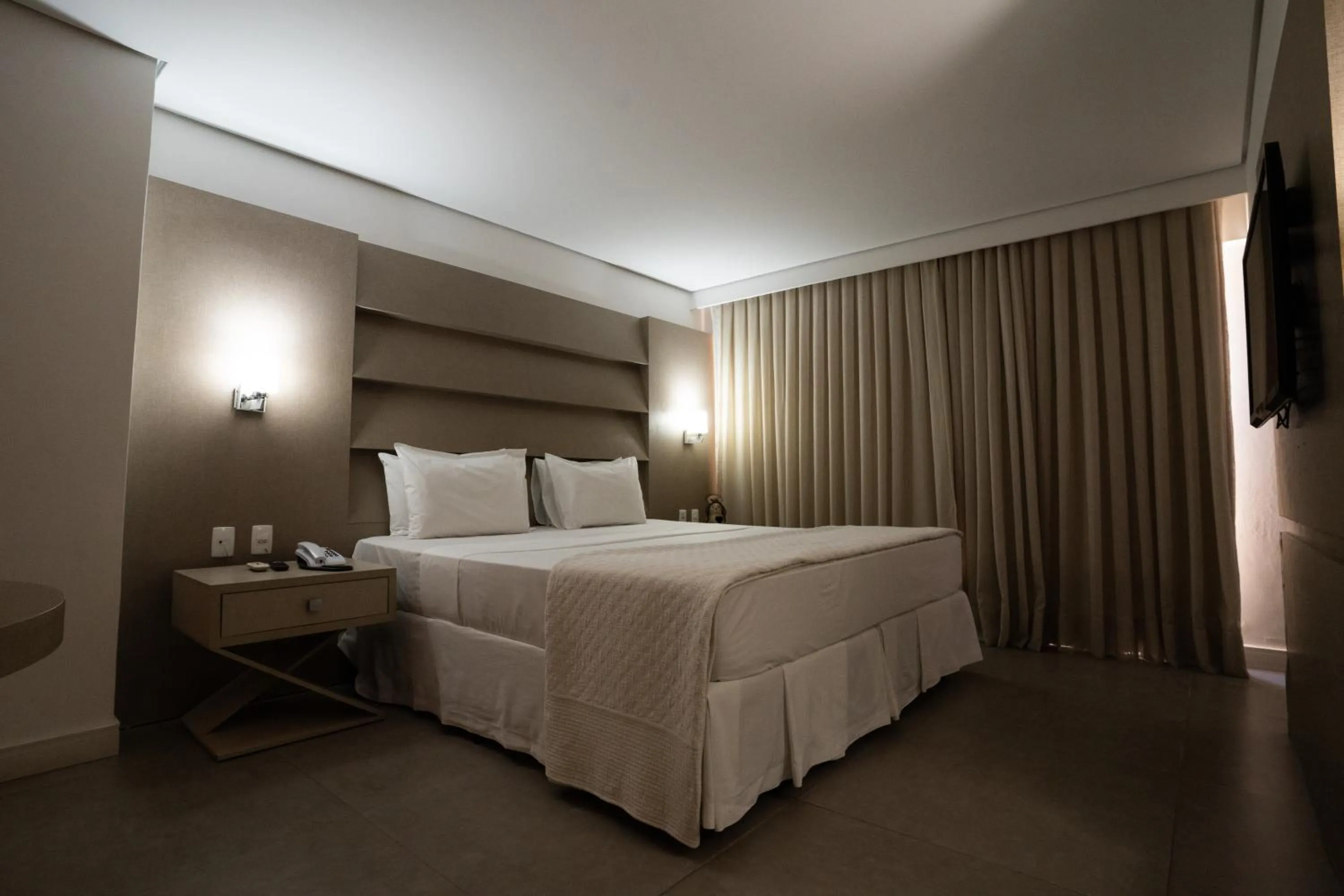 Property building, Bed in Hotel Cabo Branco Atlântico