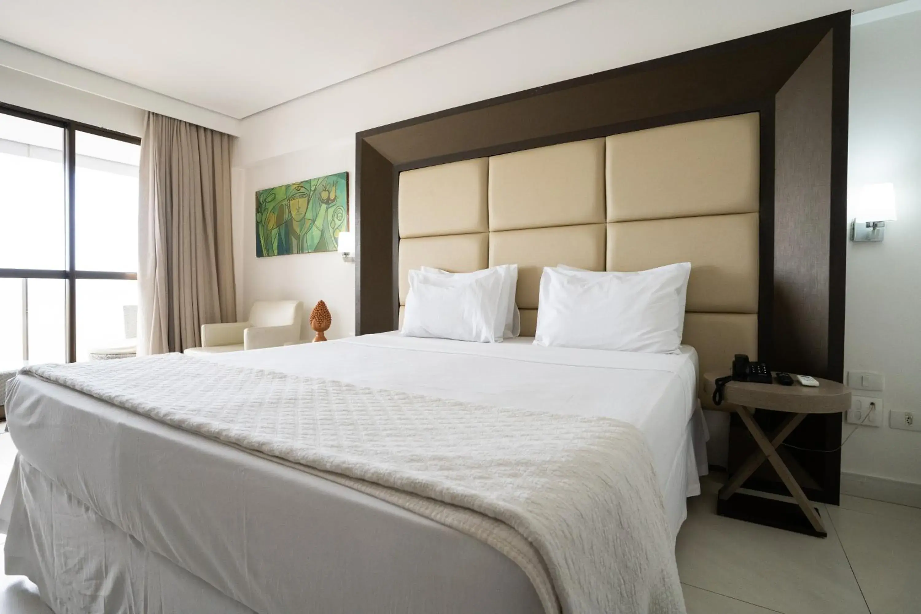 Double Room with Balcony and Sea View - single occupancy in Hotel Cabo Branco Atlântico Double Room with Balcony and Sea View - single occupancy in Hotel Cabo Branco Atlântico