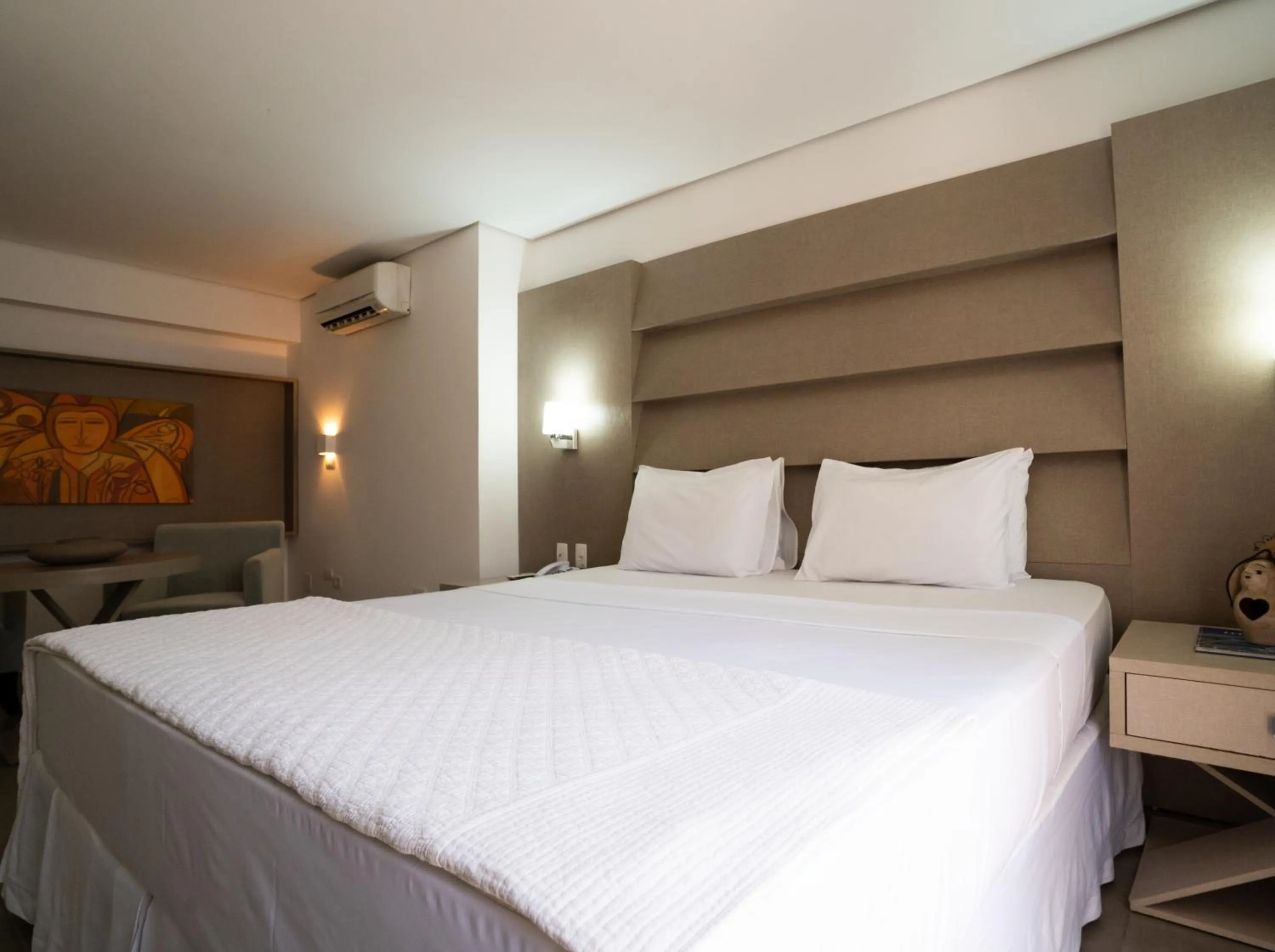 Property building, Bed in Hotel Cabo Branco Atlântico