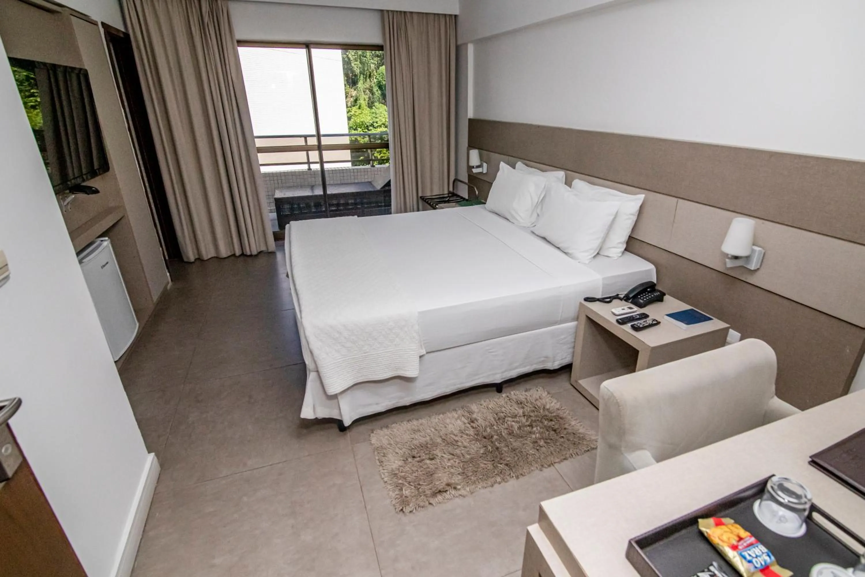 Bedroom, Bed in Hotel Cabo Branco Atlântico