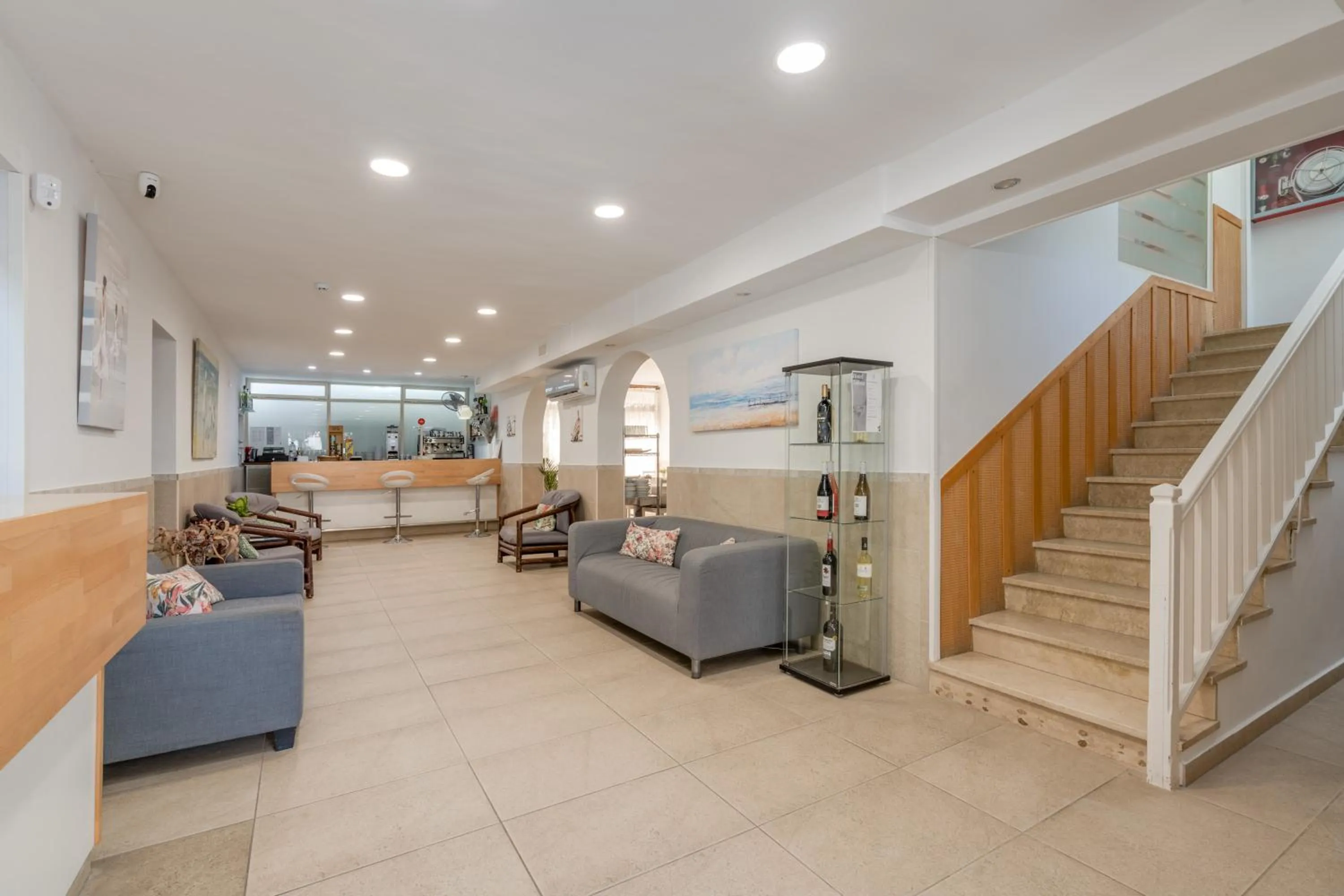 Lobby or reception in Hotel Tolosa