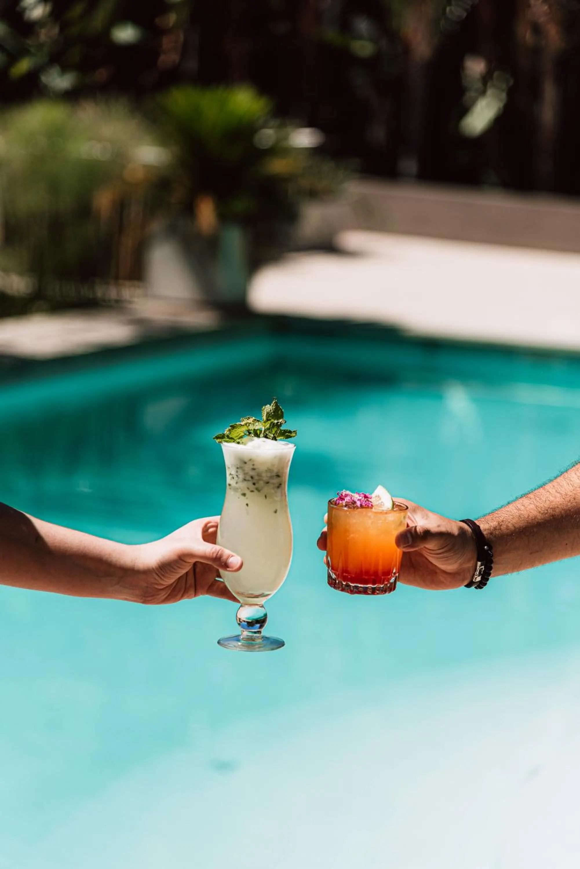 Pool view in Hilton Garden Inn Tucuman