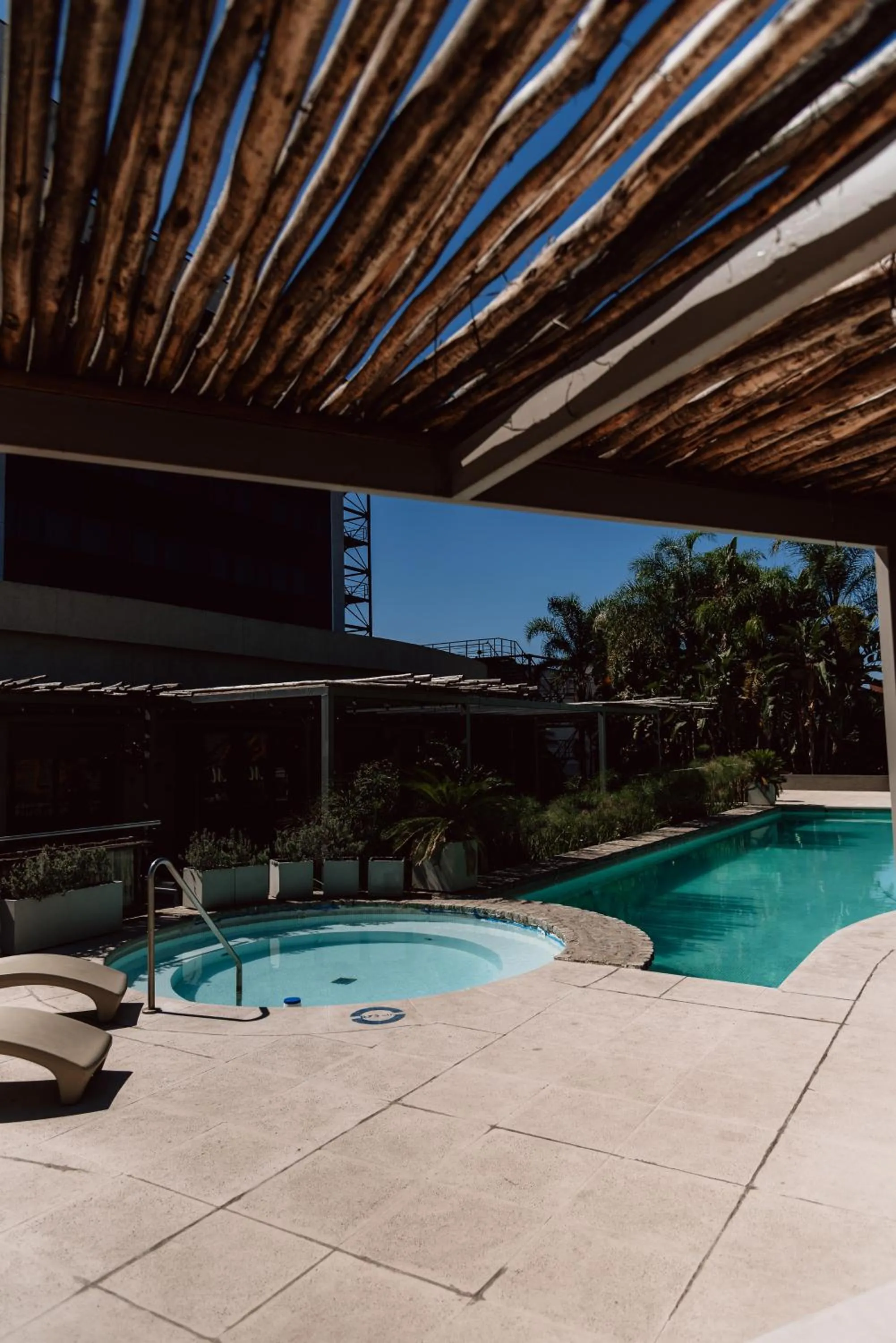 Pool view in Hilton Garden Inn Tucuman