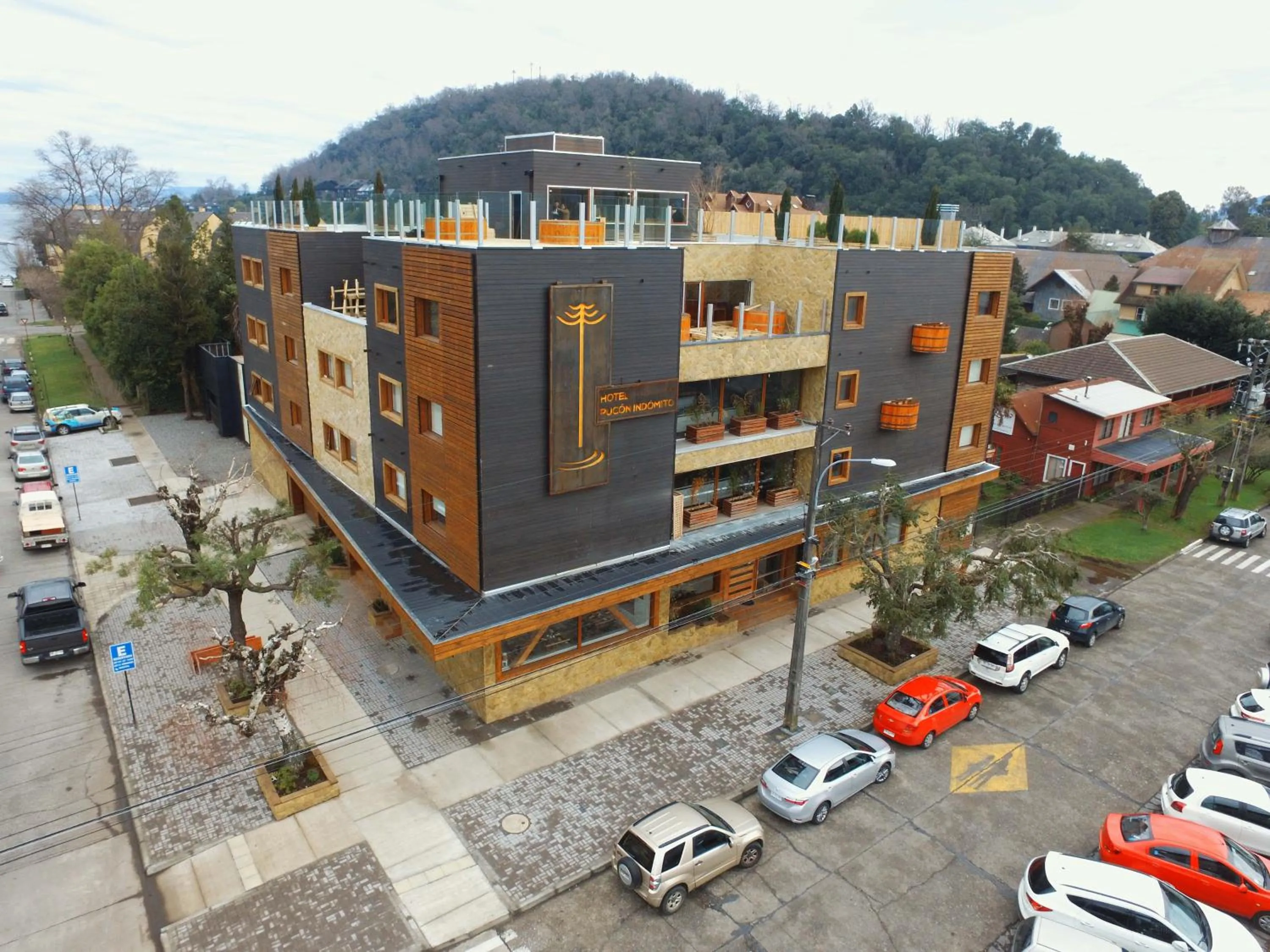 Bird's eye view in Hotel Pucón Indómito