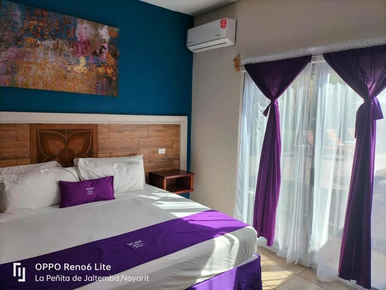 Bed in Hotel Yeah Rincón de Guayabitos