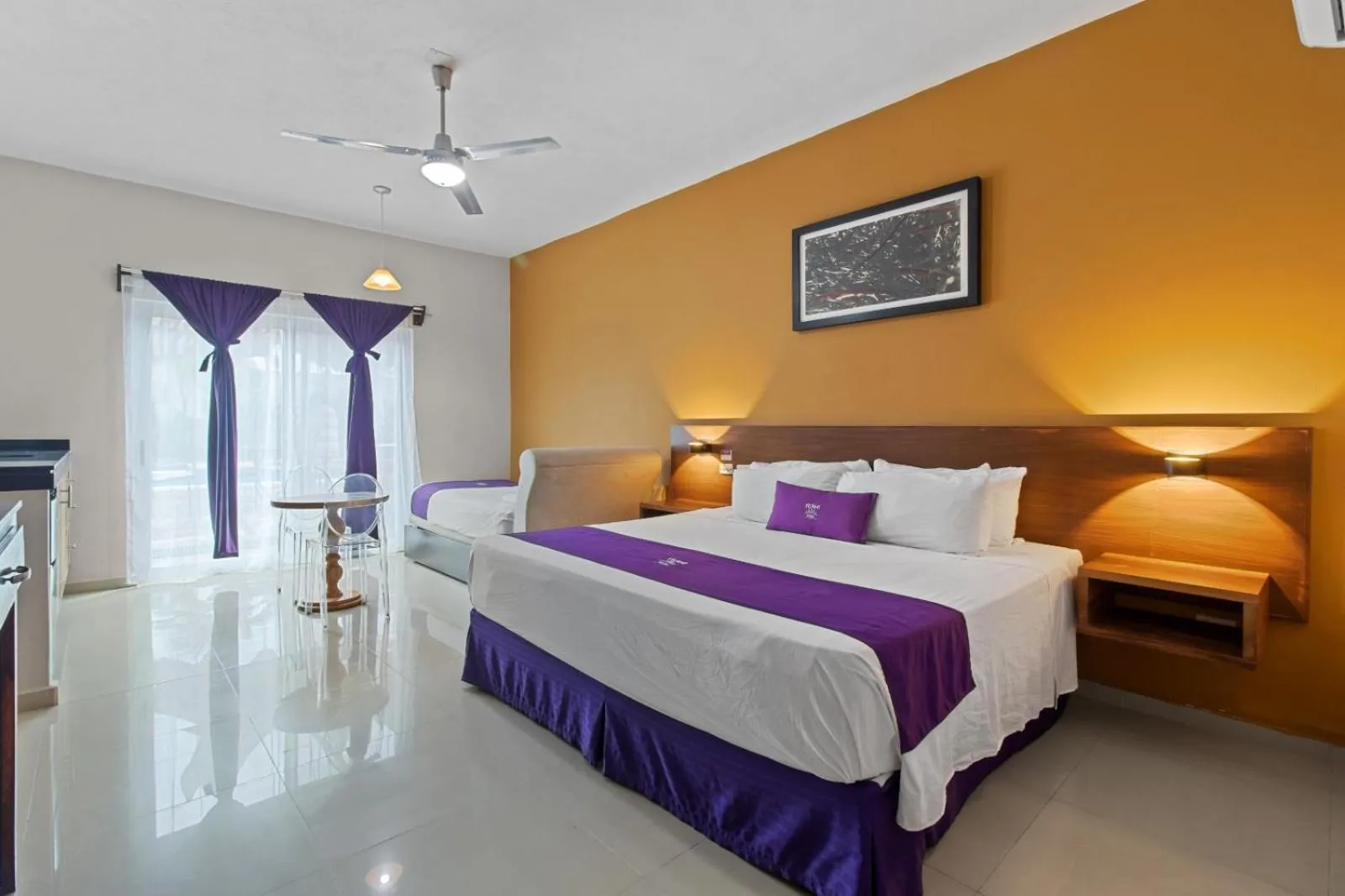 Bed in Hotel Yeah Rincón de Guayabitos