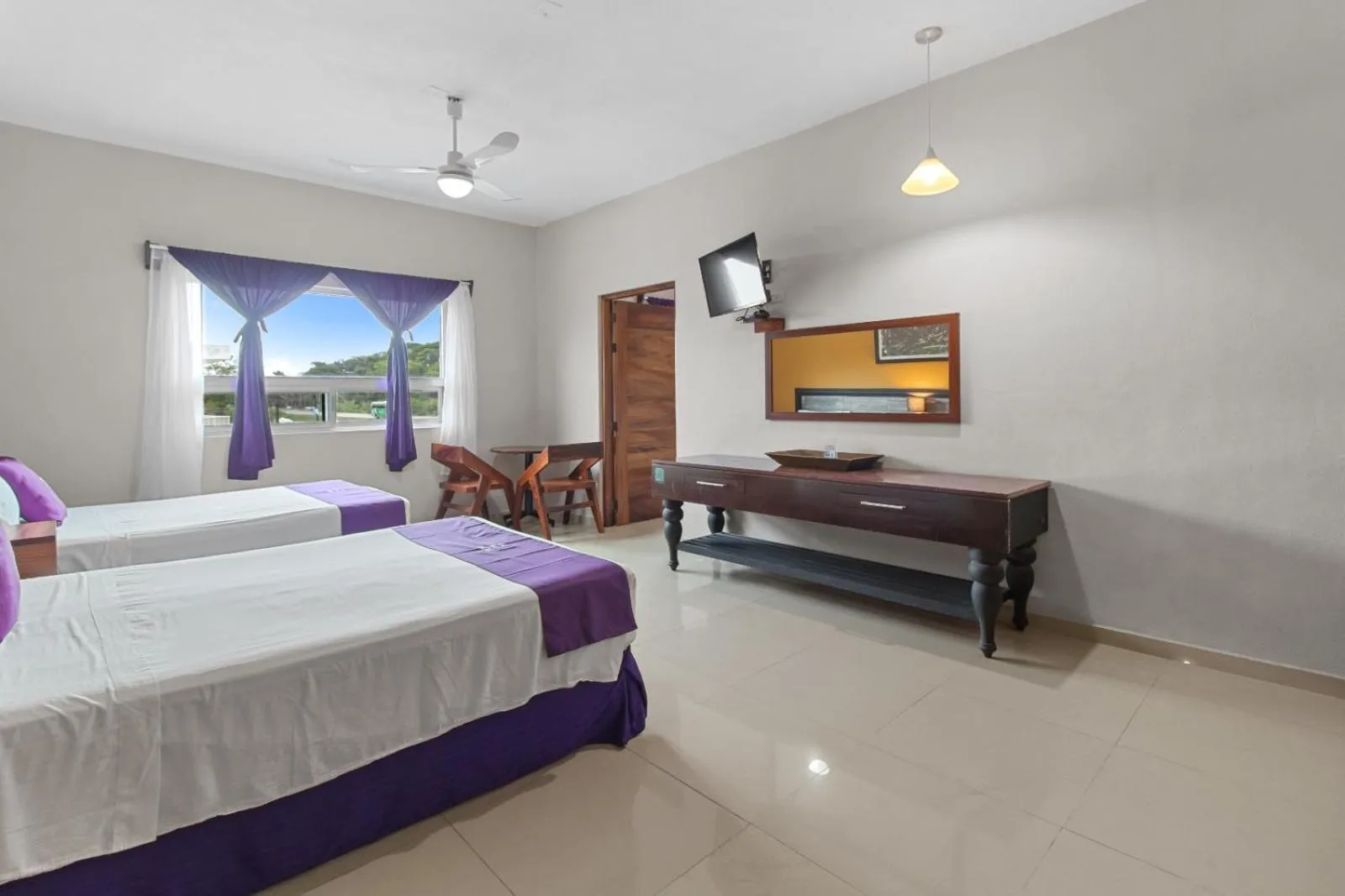 Bed in Hotel Yeah Rincón de Guayabitos