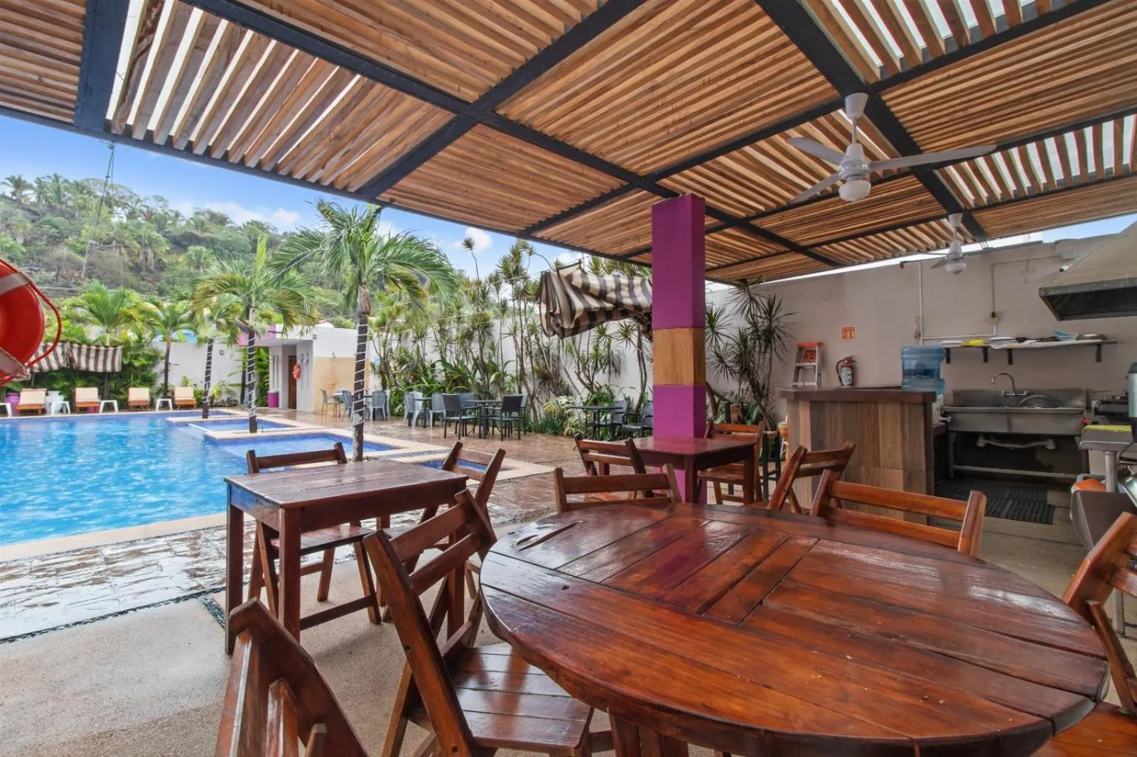 Patio in Hotel Yeah Rincón de Guayabitos