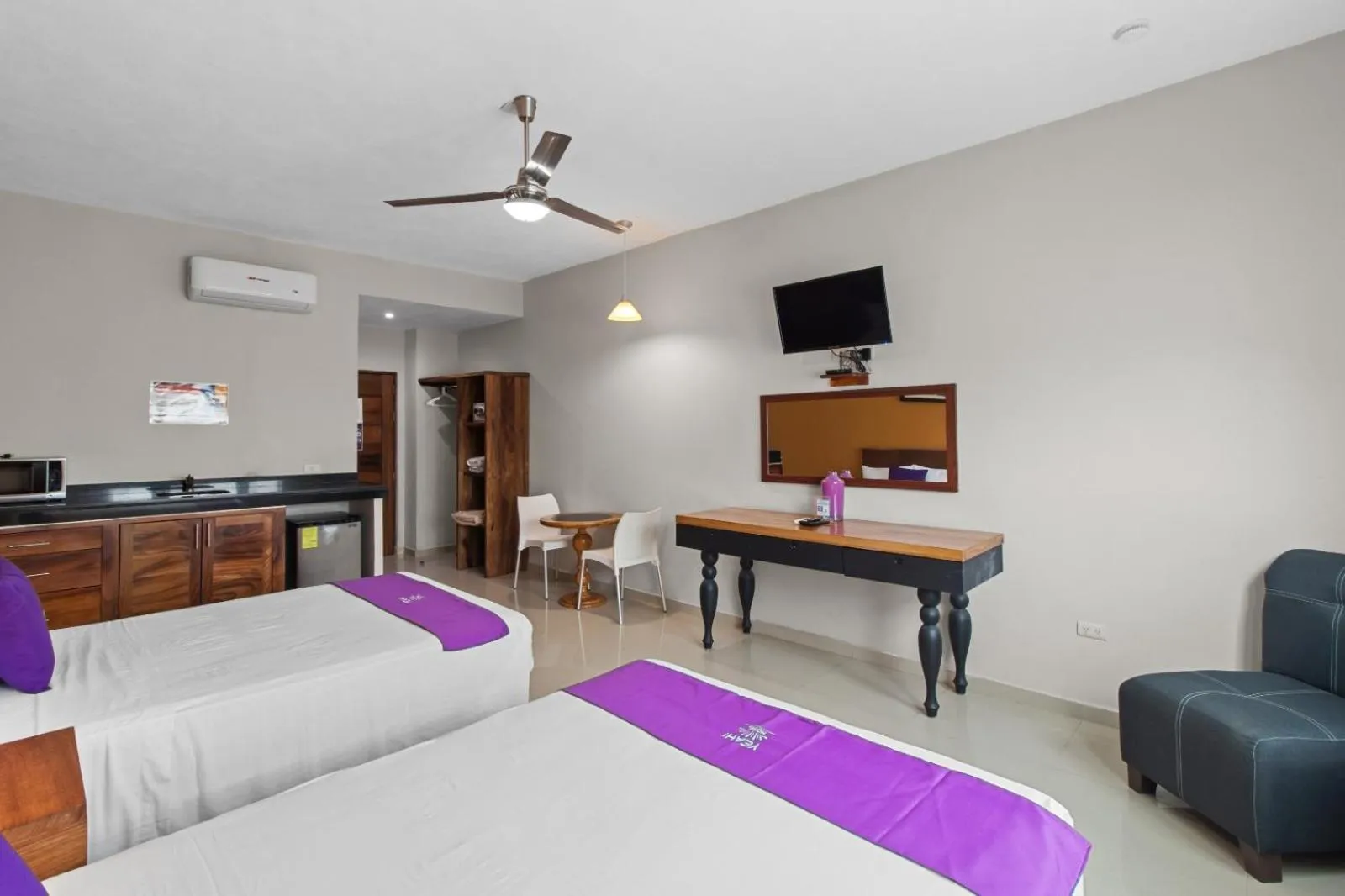 Bed in Hotel Yeah Rincón de Guayabitos