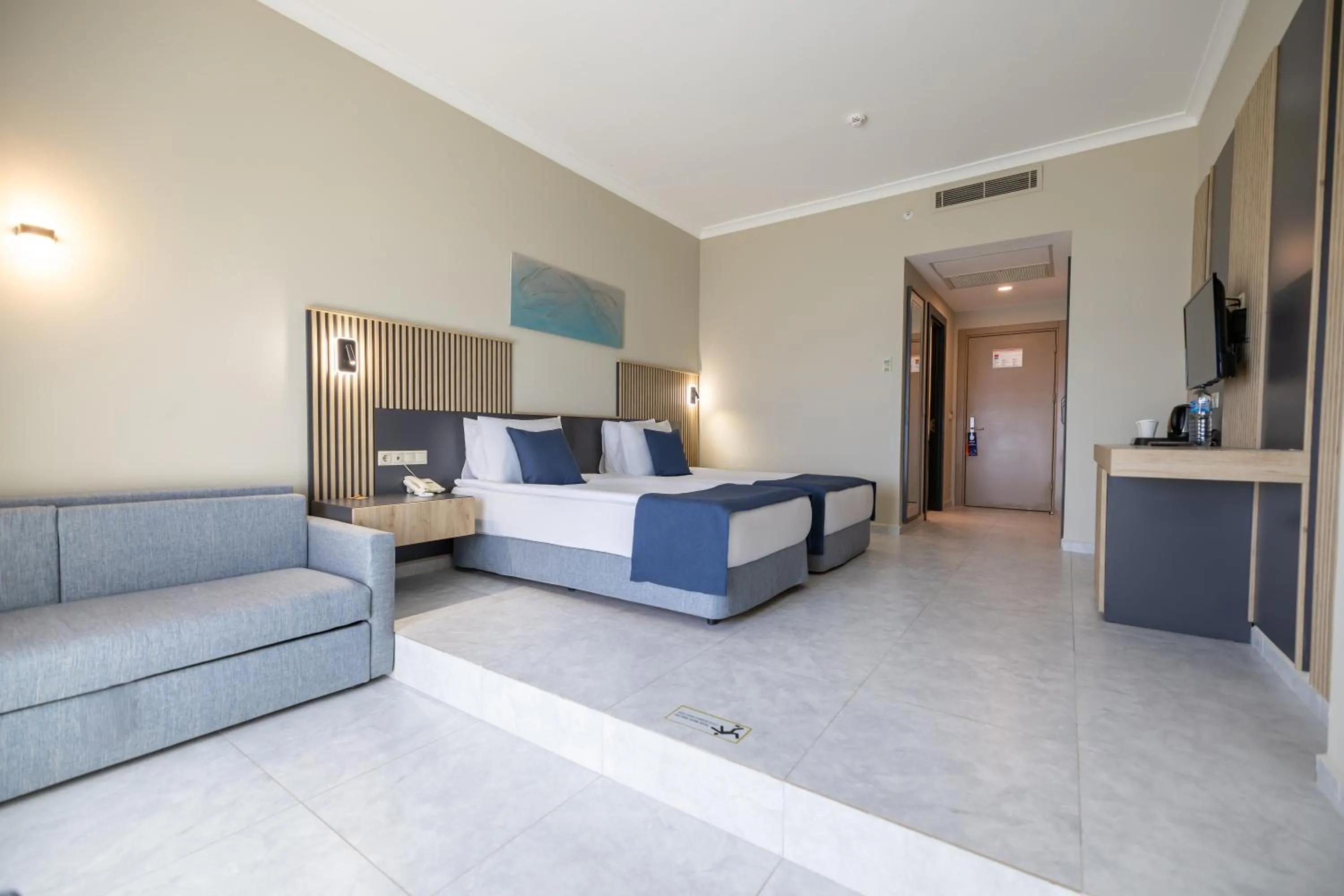 Photo of the whole room, Bed in Yasmin Bodrum Resort