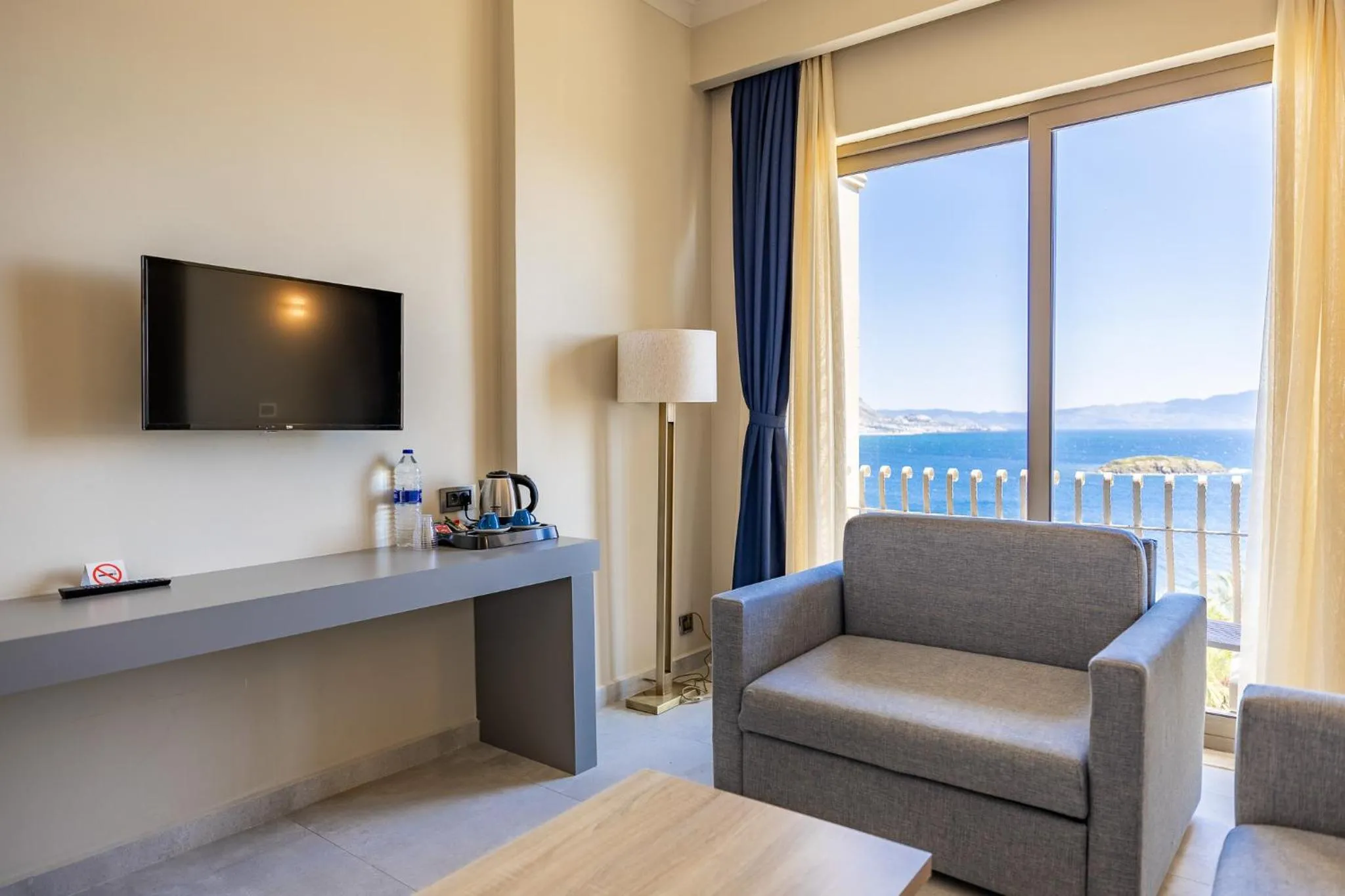 Seating area in Yasmin Bodrum Resort