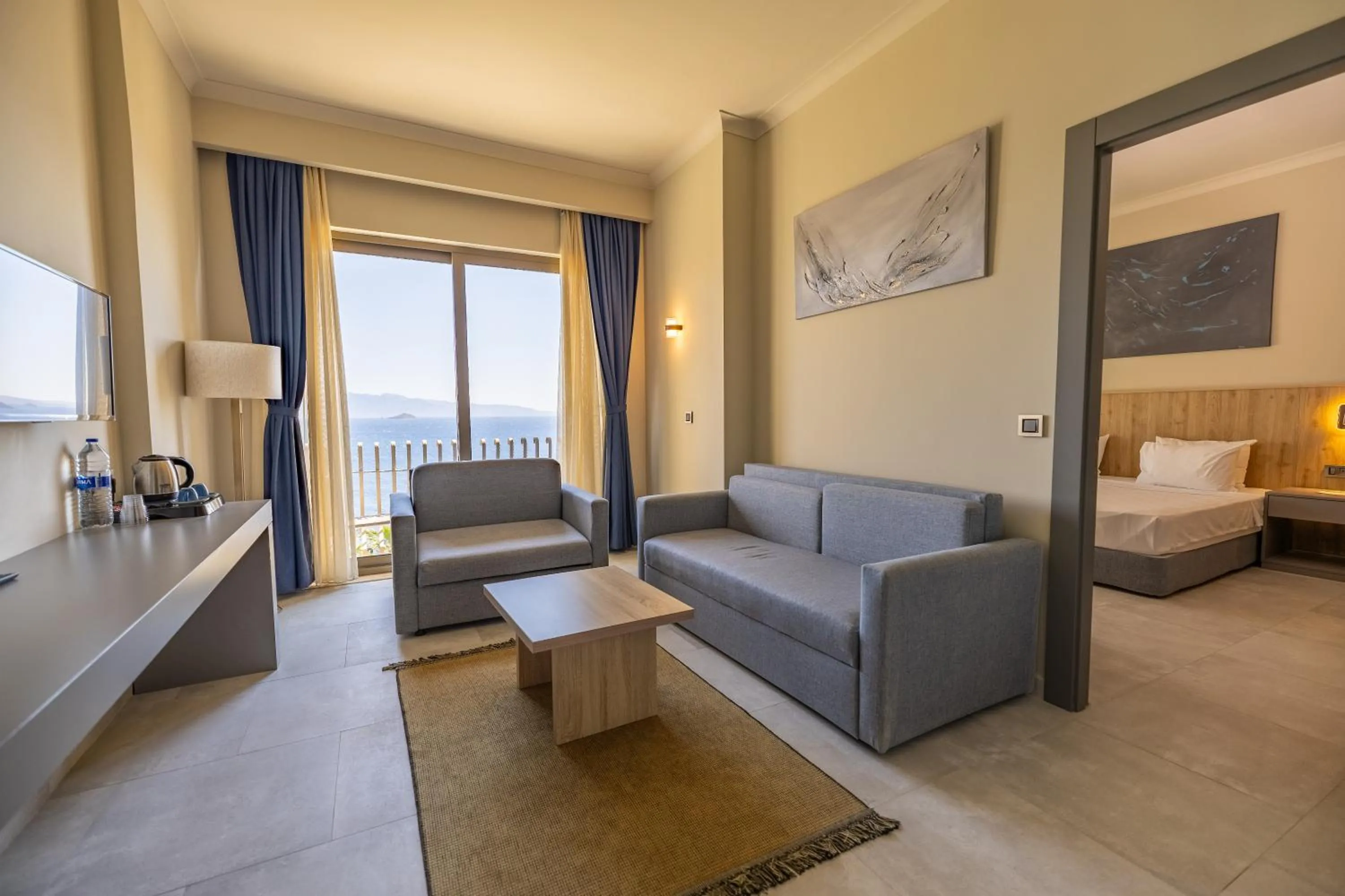 Bed in Yasmin Bodrum Resort