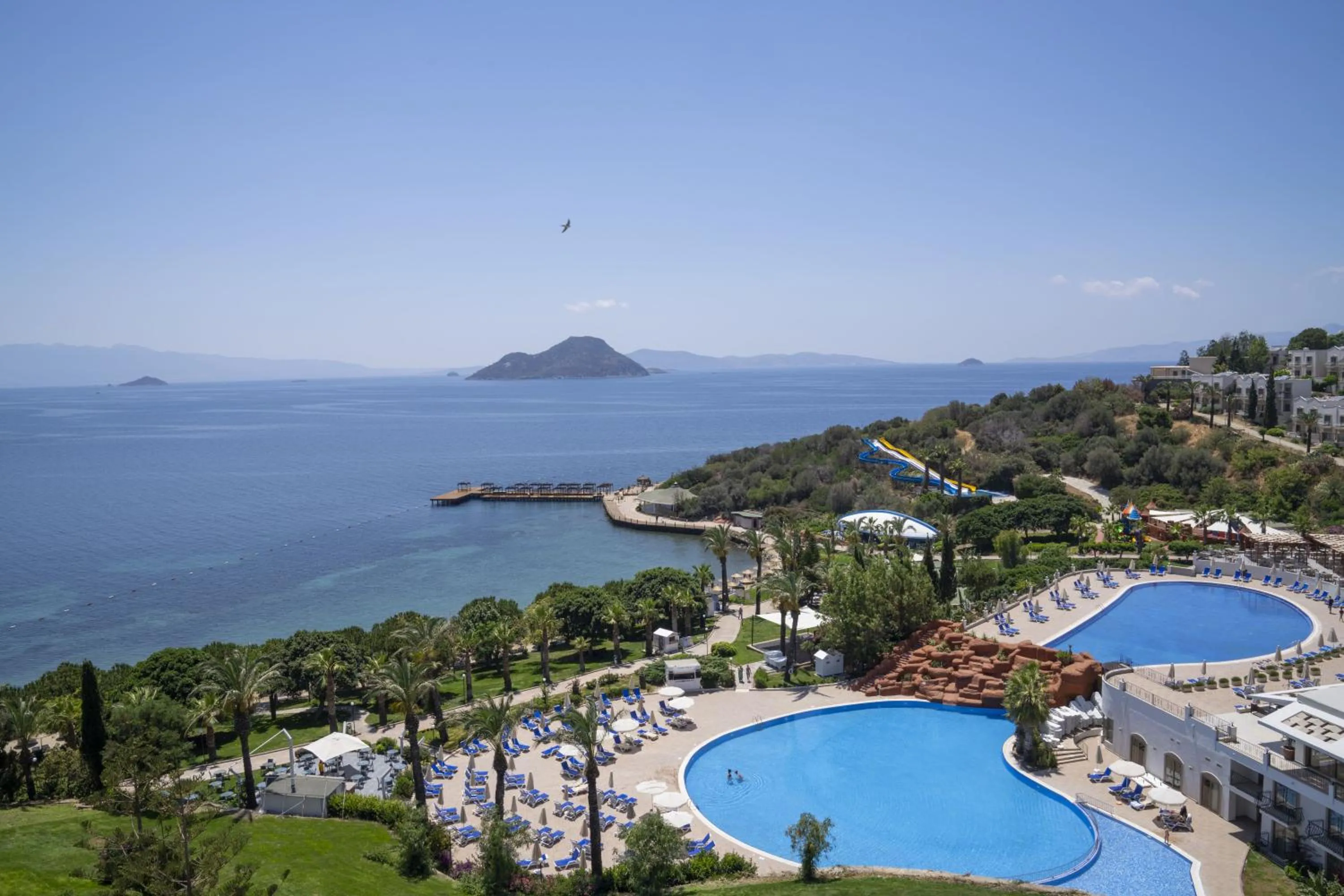 Bird's eye view in Yasmin Bodrum Resort