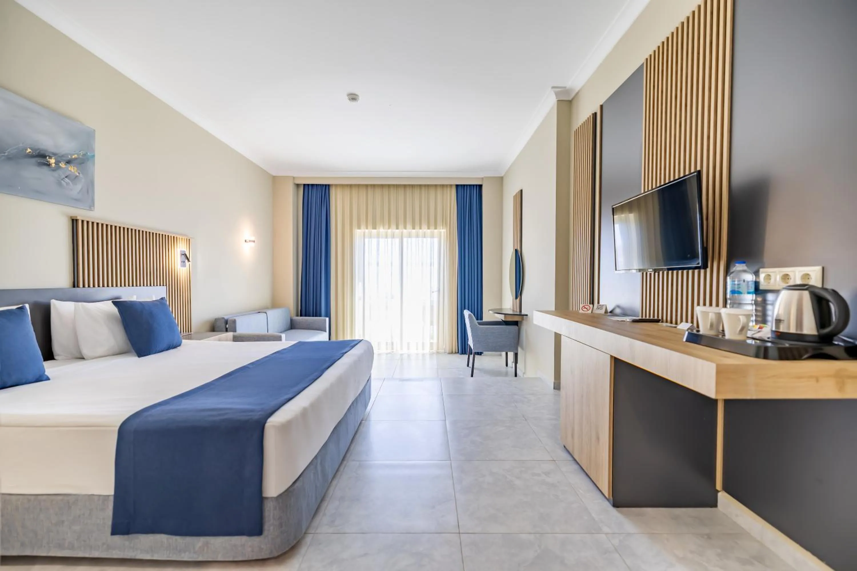 Photo of the whole room, Bed in Yasmin Bodrum Resort