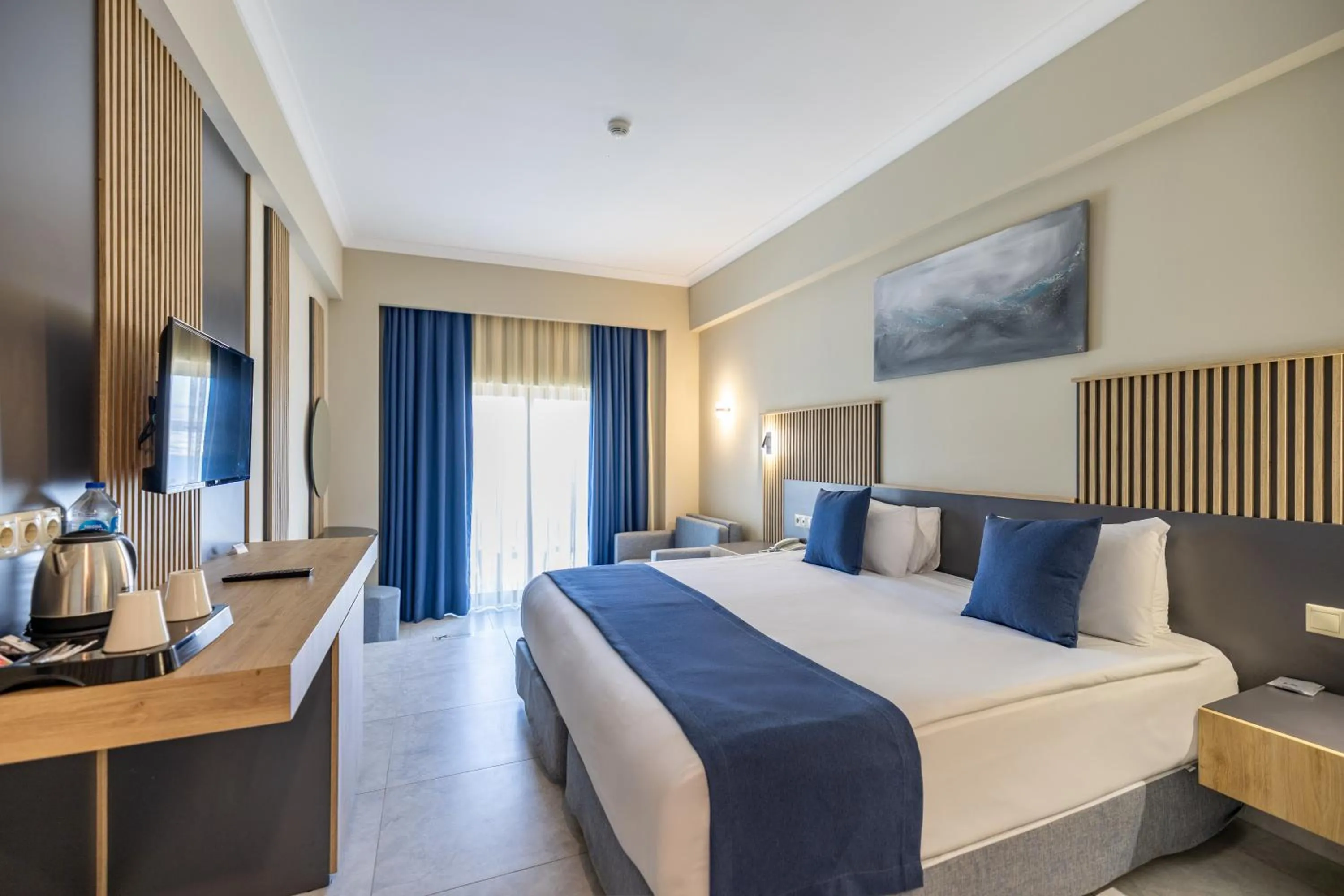 Photo of the whole room, Bed in Yasmin Bodrum Resort