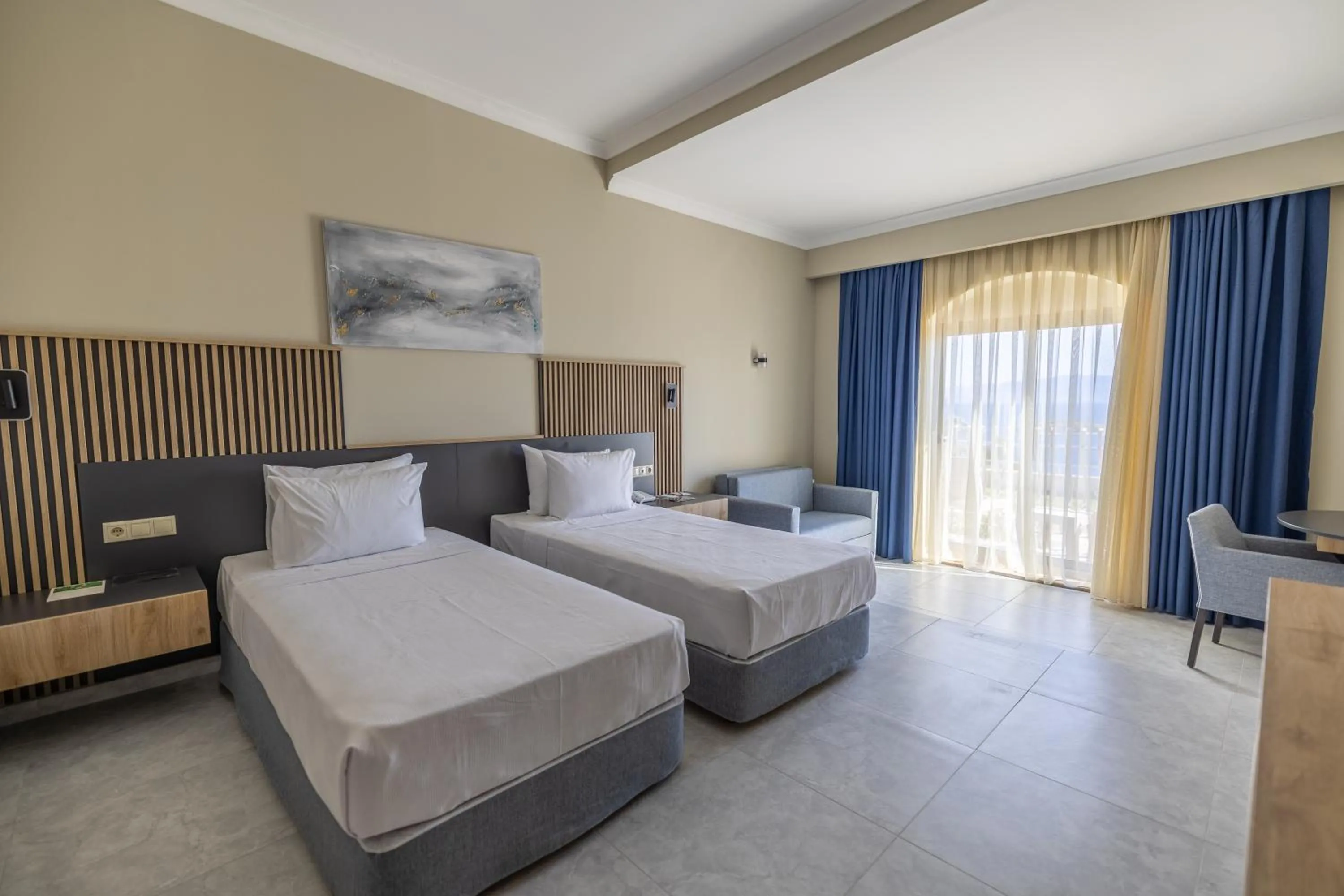 Photo of the whole room, Bed in Yasmin Bodrum Resort