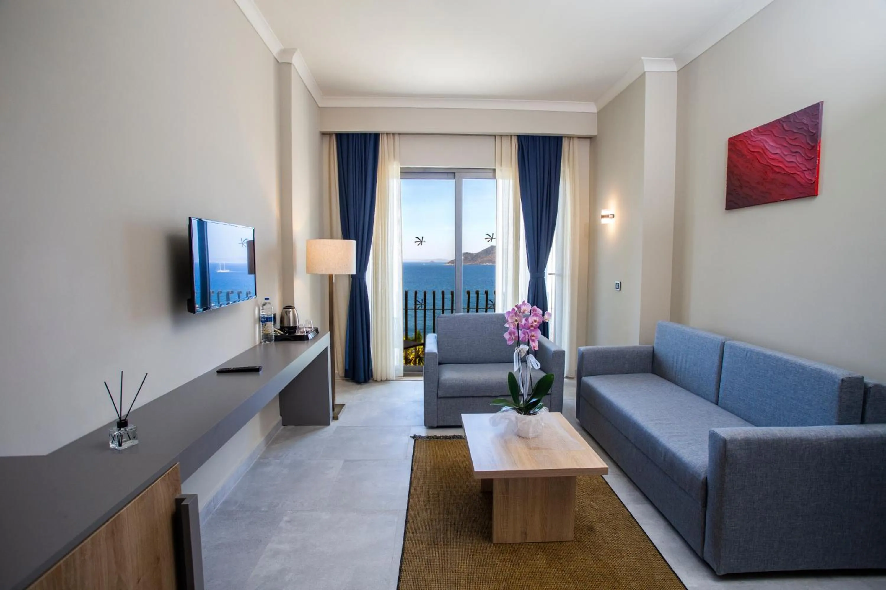 Living room in Yasmin Bodrum Resort