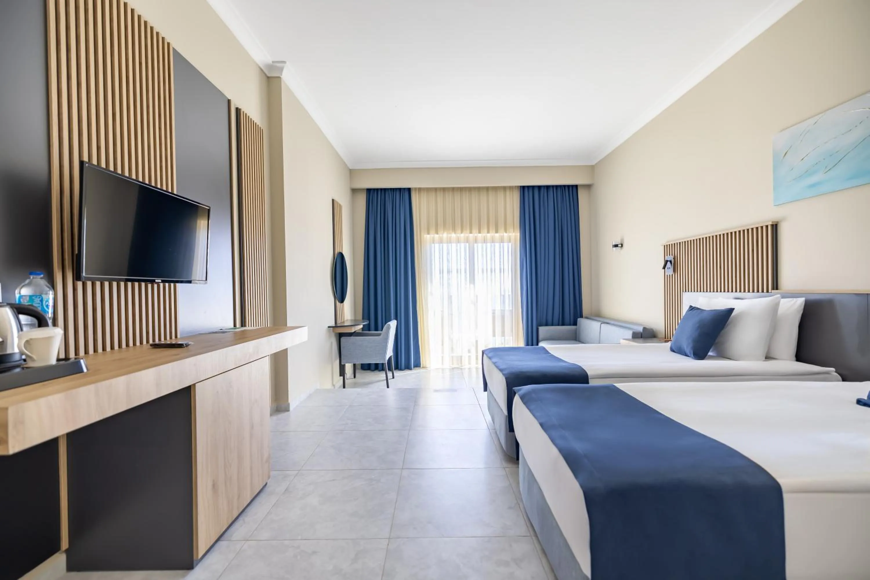 Photo of the whole room, Bed in Yasmin Bodrum Resort